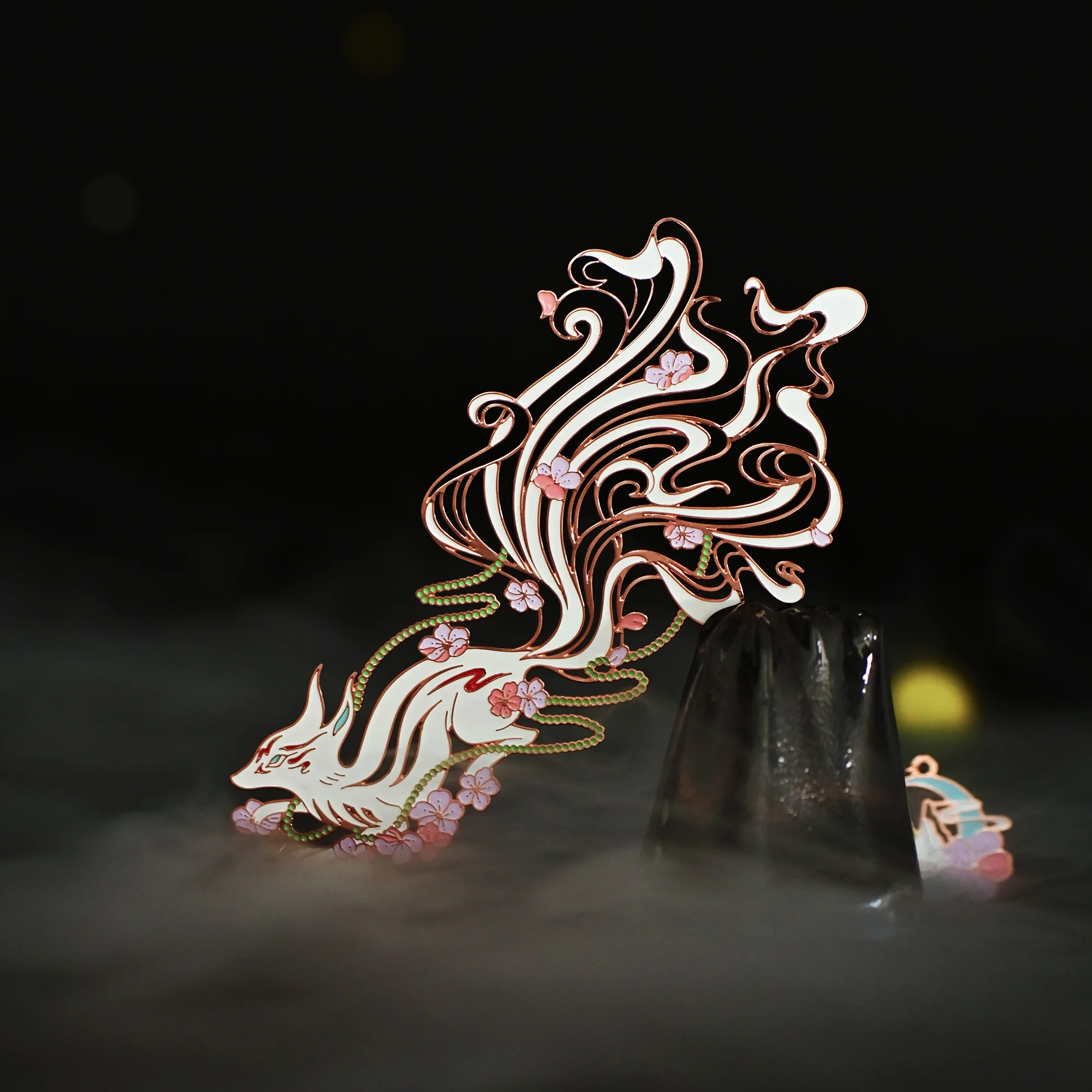 Auspicious Animal Metal Bookmarks (Nine-Tailed Fox) - Image 4