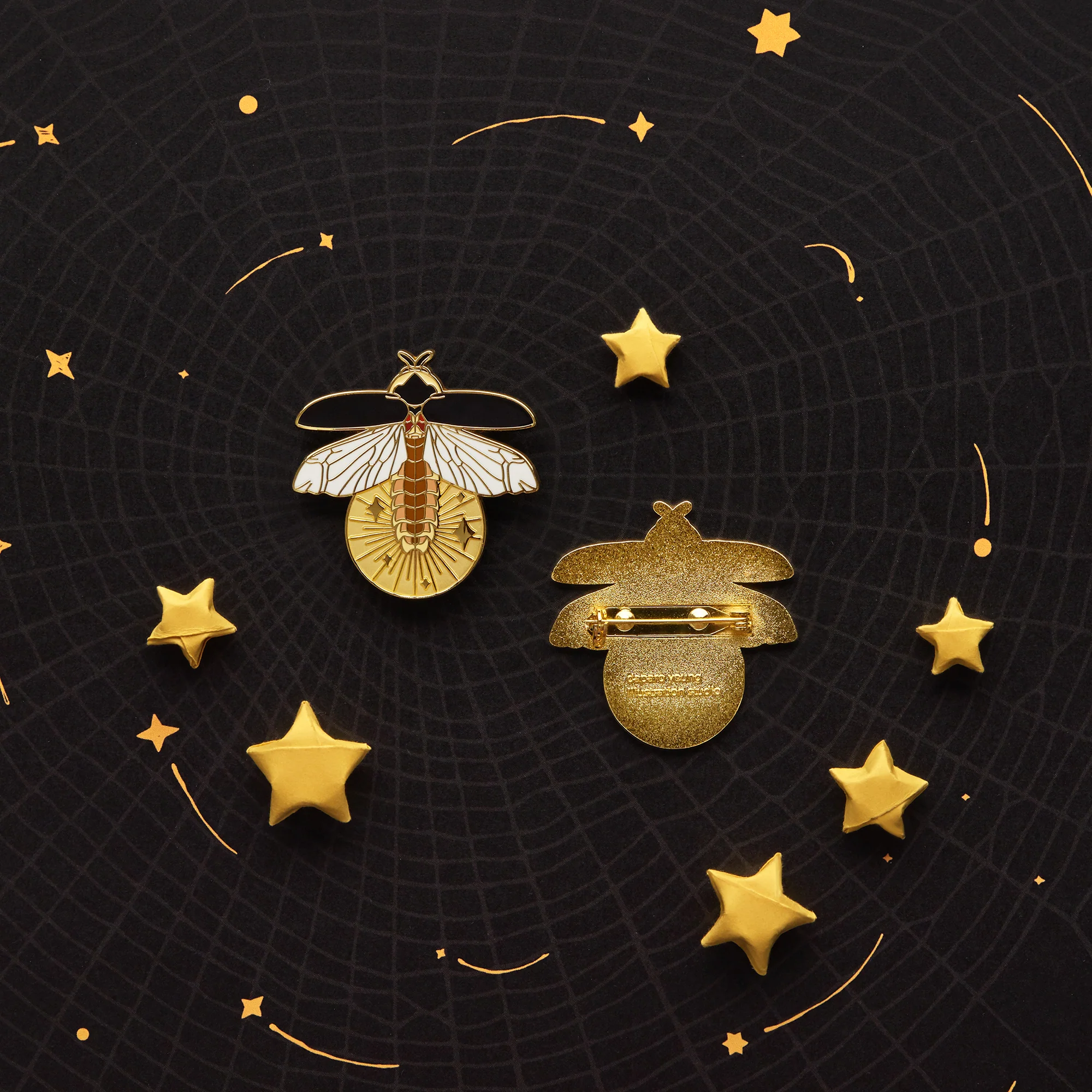 daparo Glow-in-the-Dark Enamel Pins "Yunnan Firefly" - Image 4