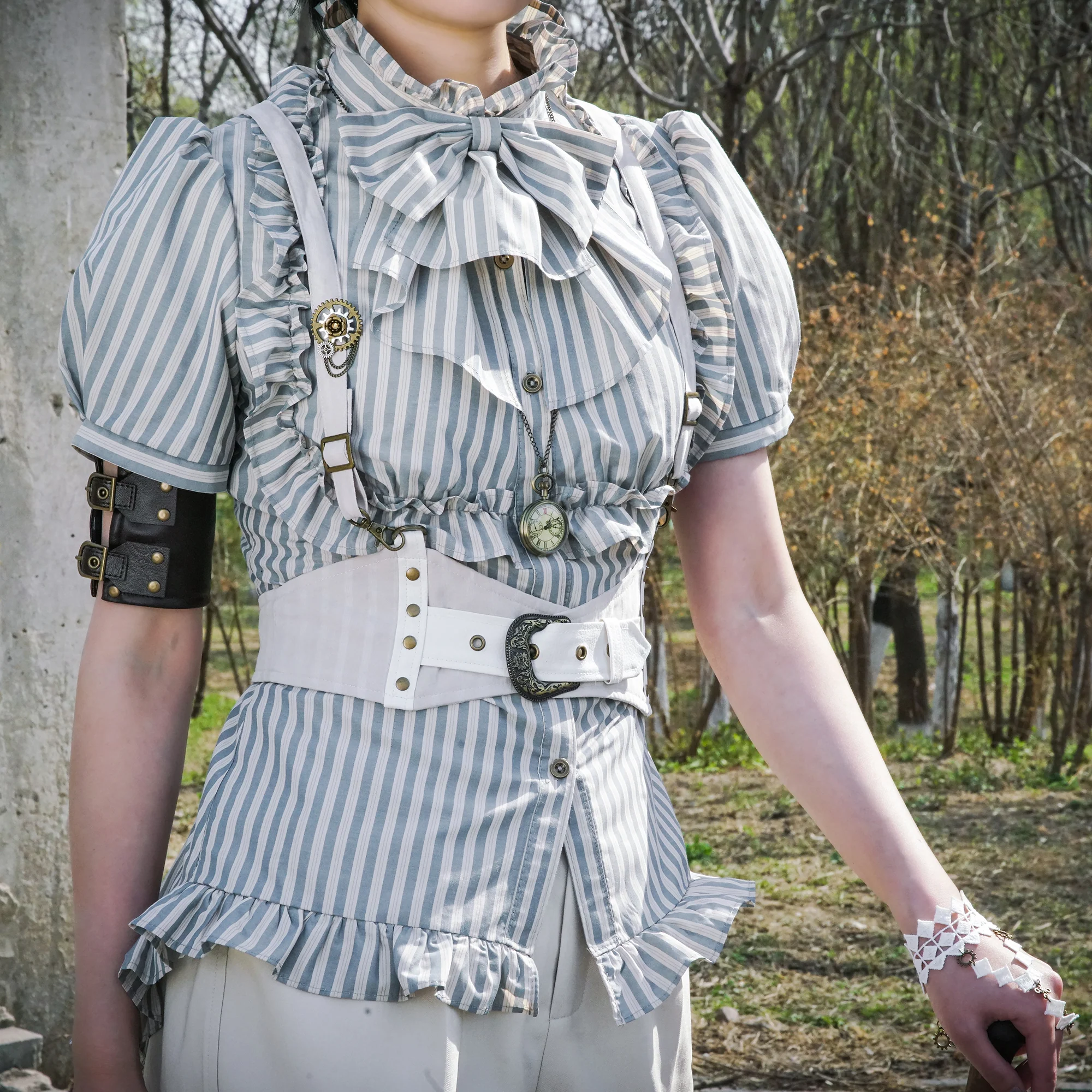 Date with a Mechanic Handcrafted Steampunk Metal Pin - Image 4