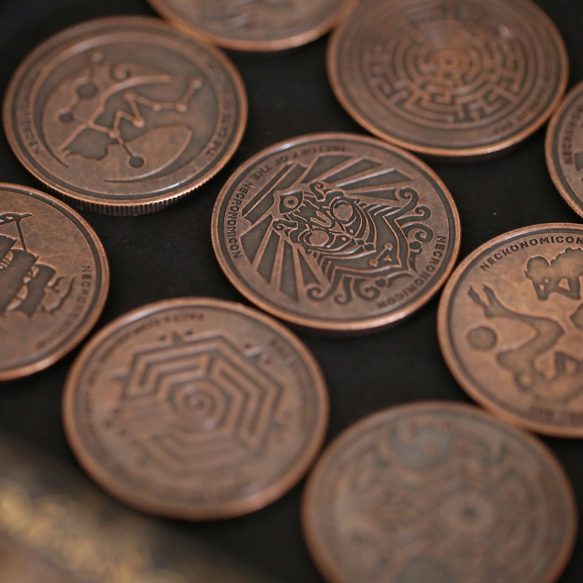 Etches of Time Cthulhu Mythos Metal Coins - Image 4
