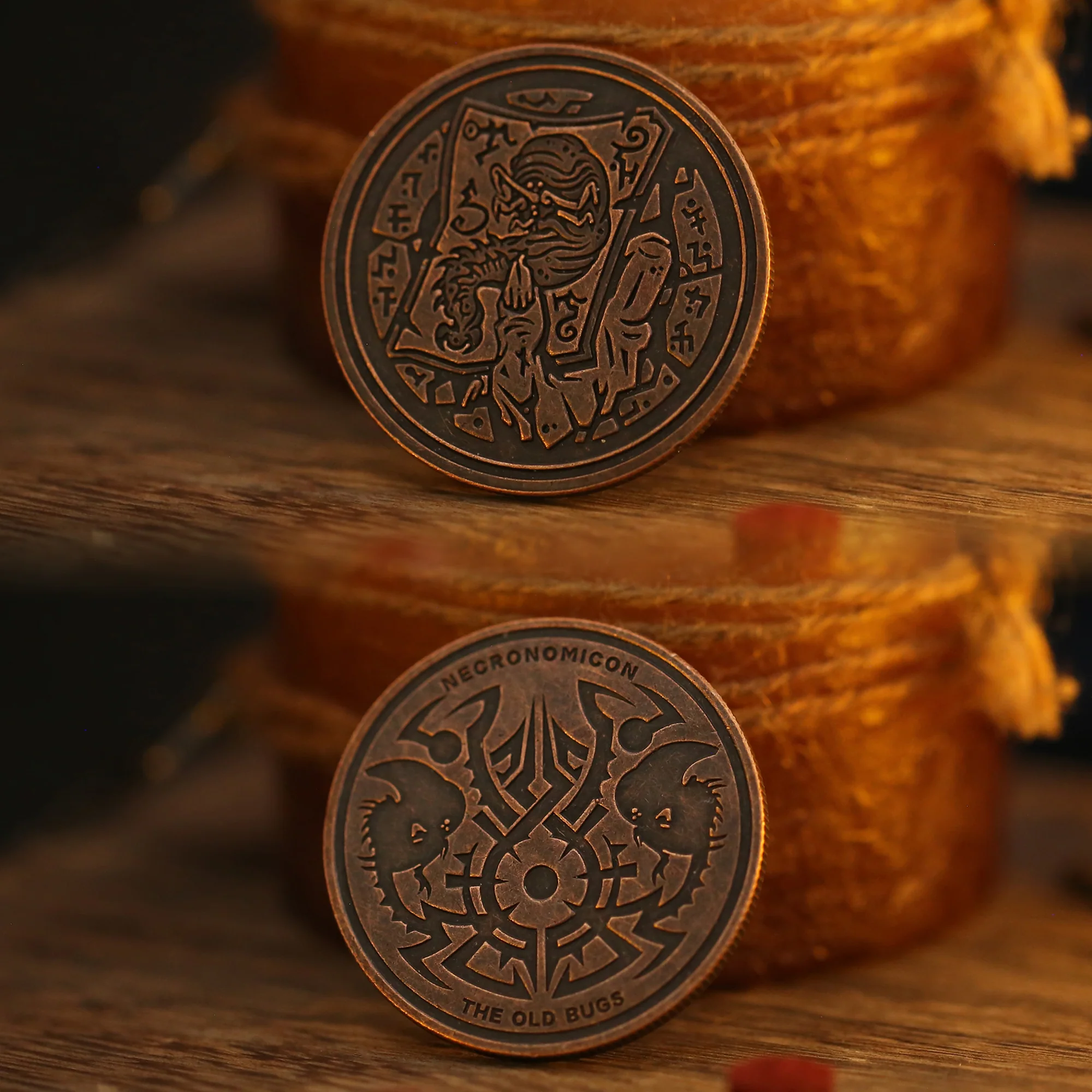 Etches of Time Cthulhu Mythos Metal Coins - Image 9