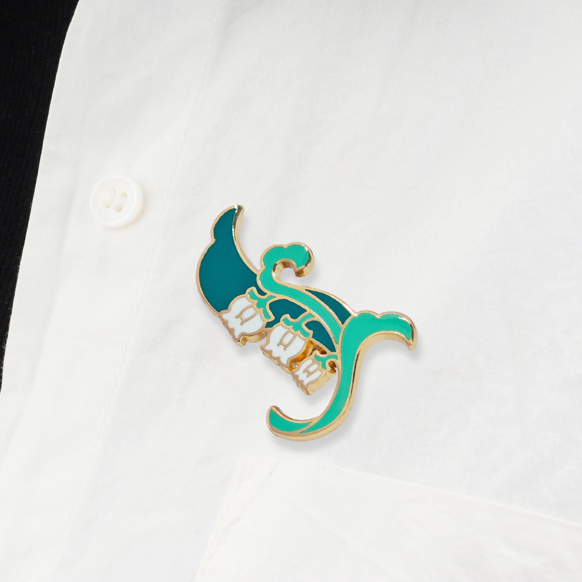 Fanli Enamel Pins "Lily of the Valley" - Image 4