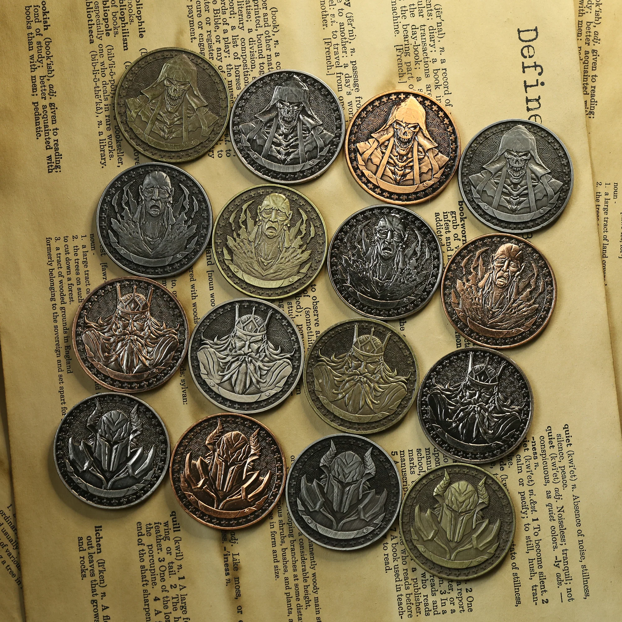 Four Horsemen of the Apocalypse Collectible Metal Coins - Image 6