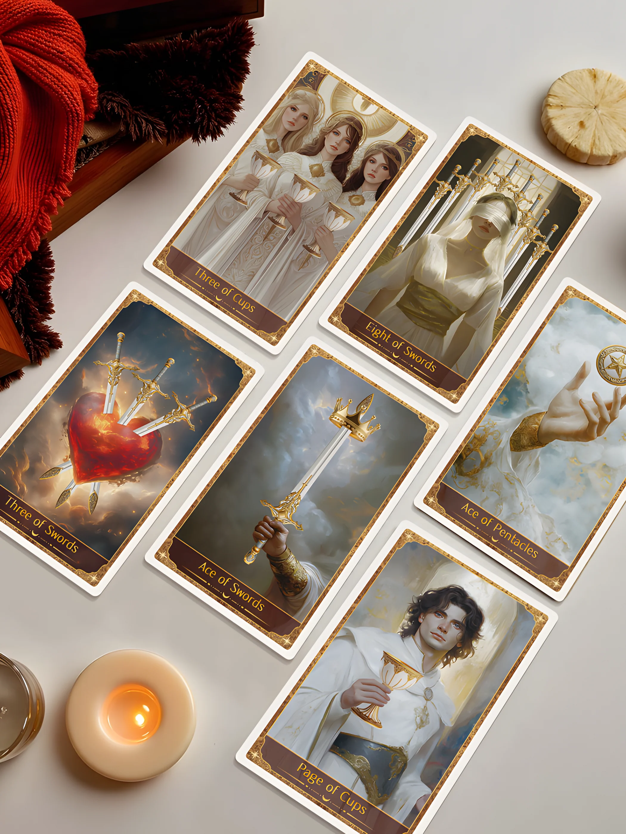 Golden Wheel Guardian Tarot - Image 7