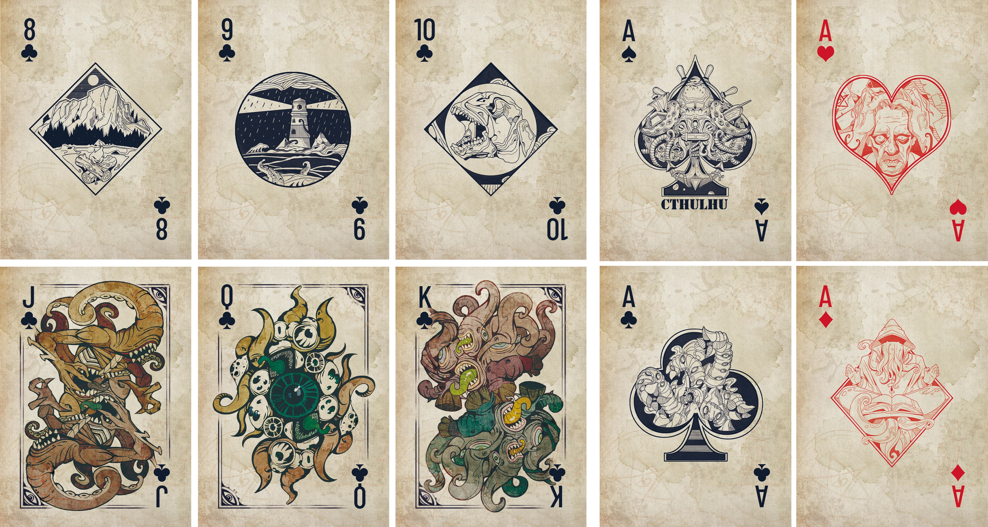 Great Old One Cthulhu Mythos Playing Cards - Image 8
