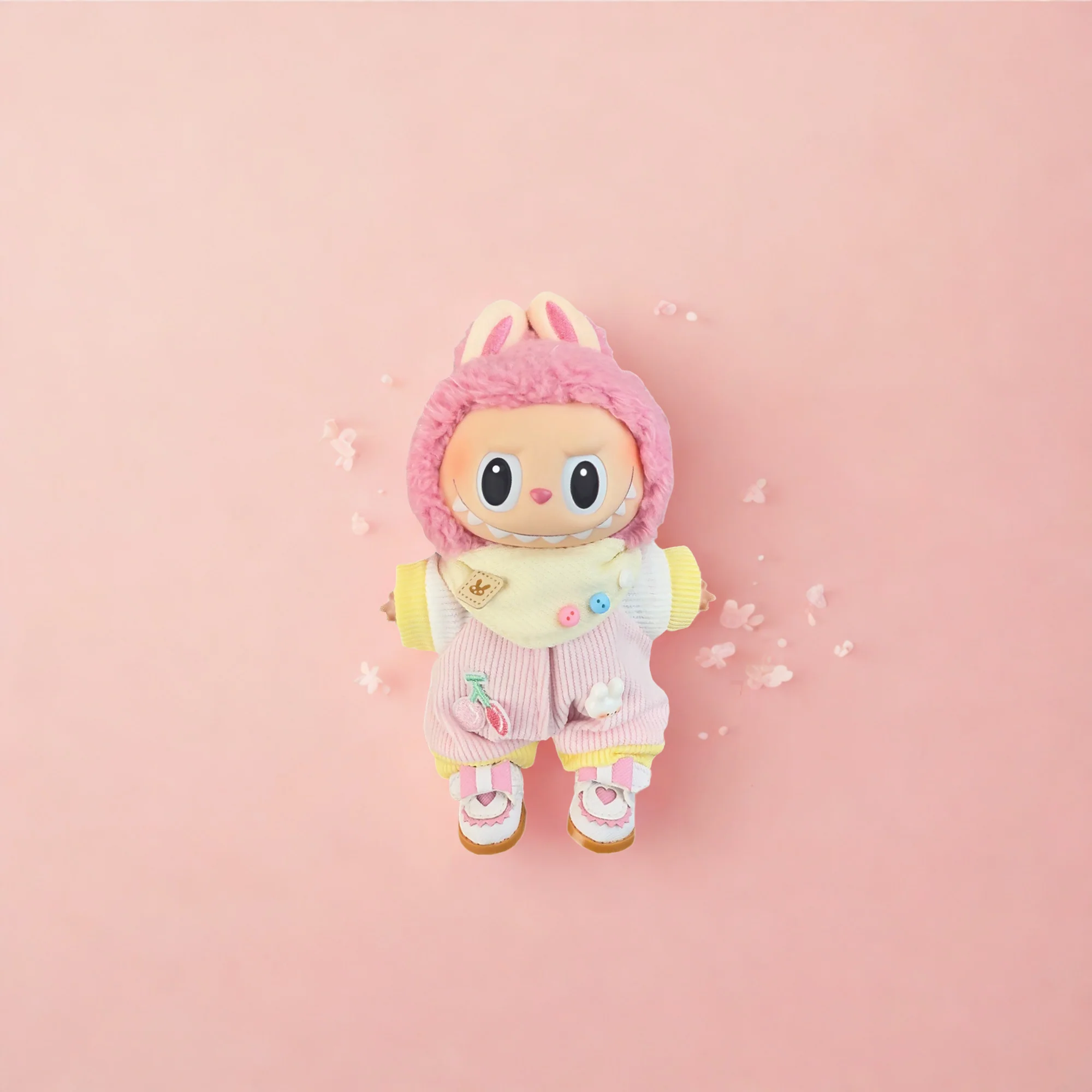 Handmade Clothes for Labubu & 15-17 cm Dolls "Fashion o'Clock" - Image 4