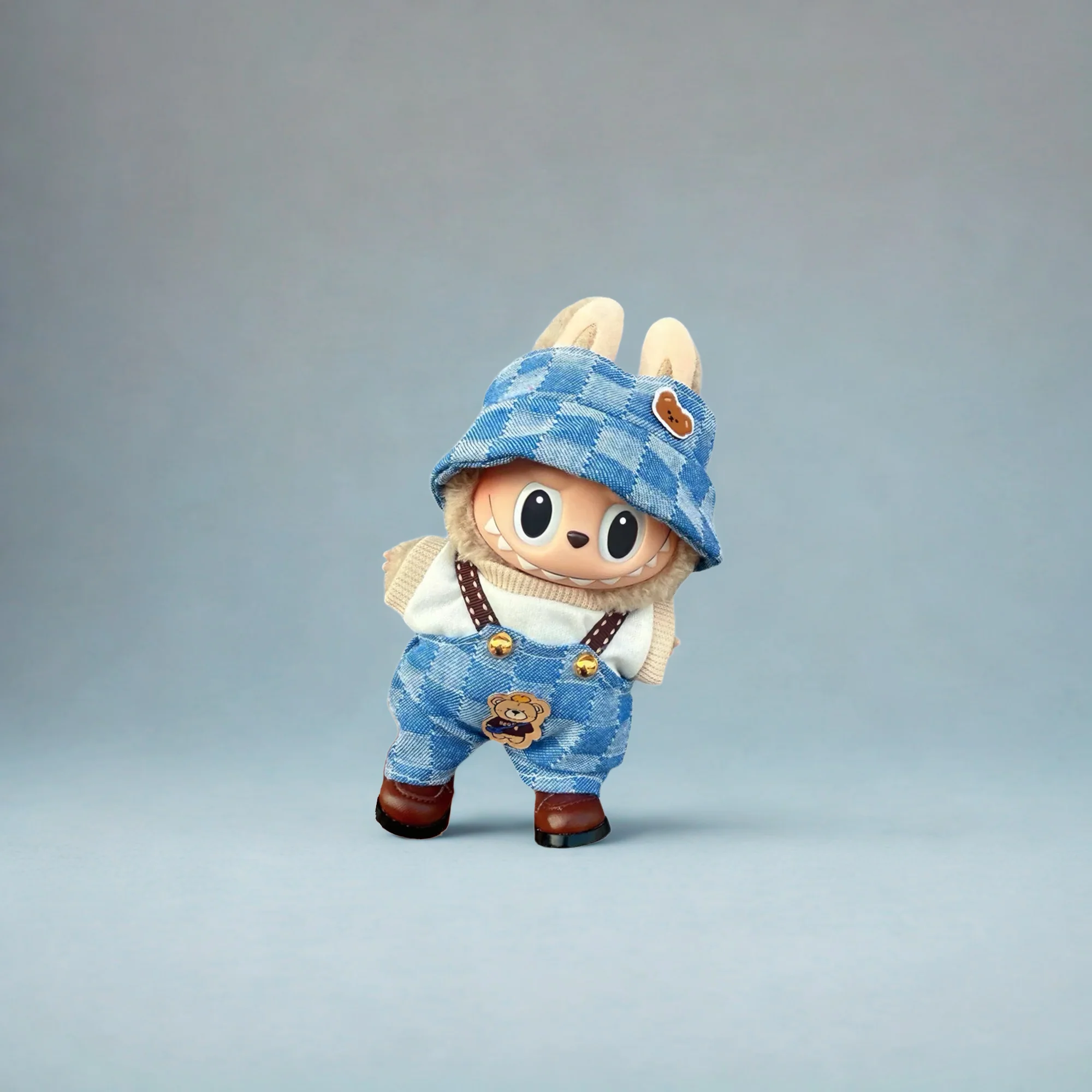 Handmade Clothes for Labubu & 15-17 cm Dolls "Fashion o'Clock" - Image 6