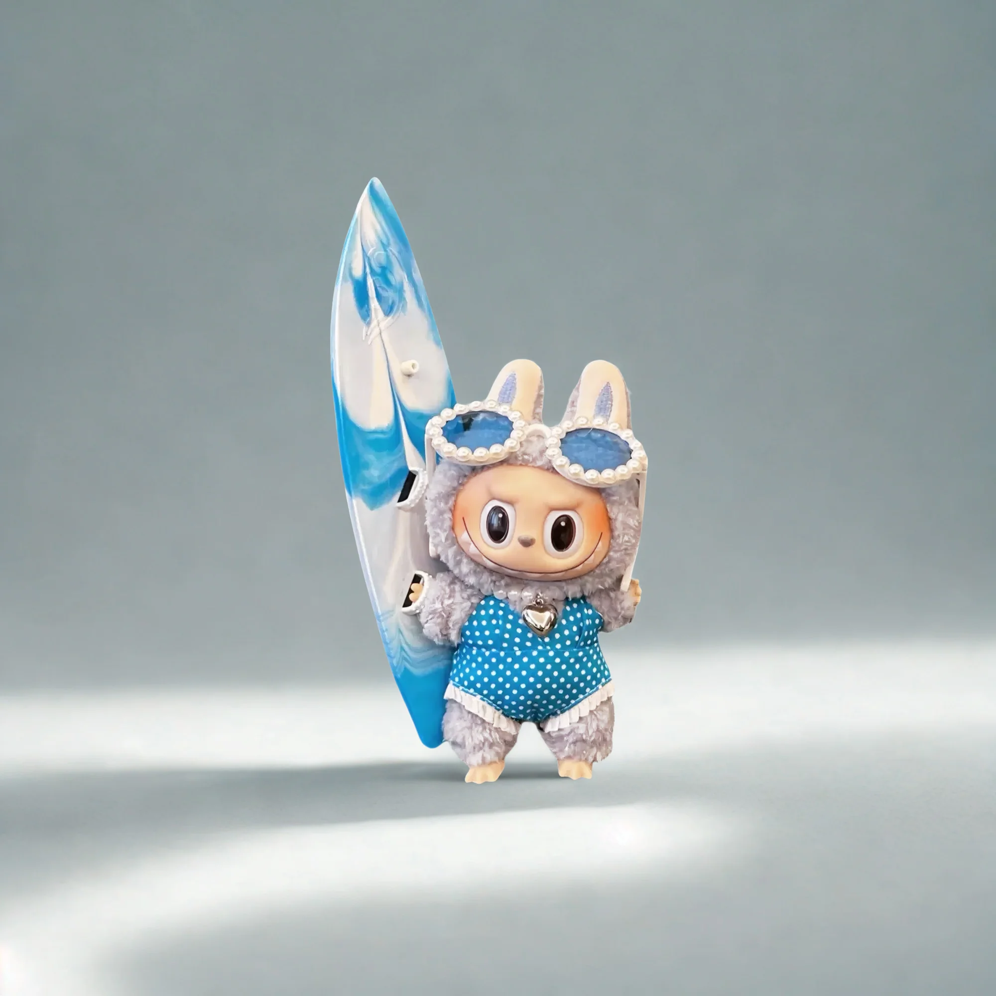 Handmade Clothes for Labubu & 15-17 cm Dolls "Wave Ready" - Image 5