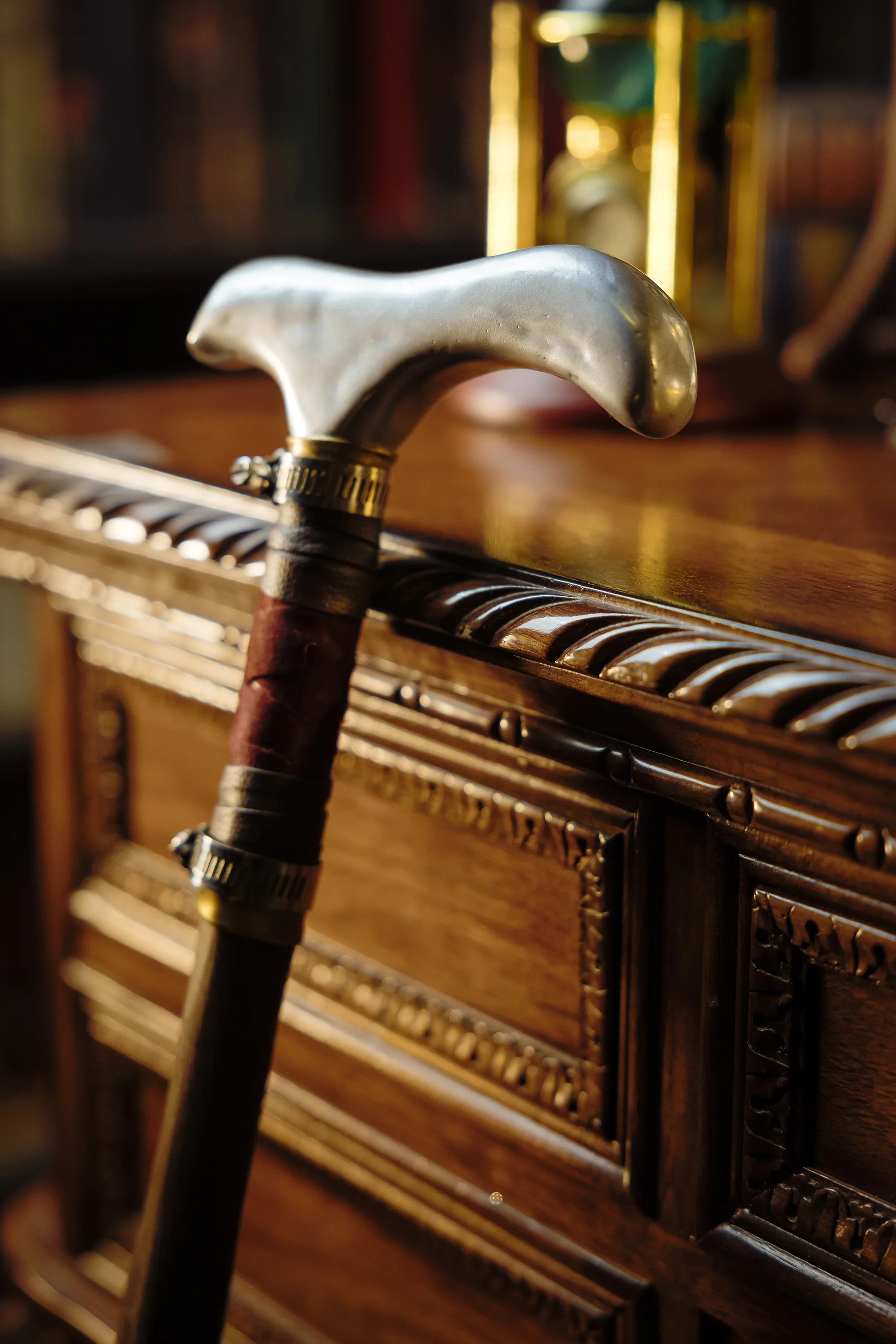 Lord of Mysteries Klein Series Handcrafted Steampunk Wooden Cane - Image 3