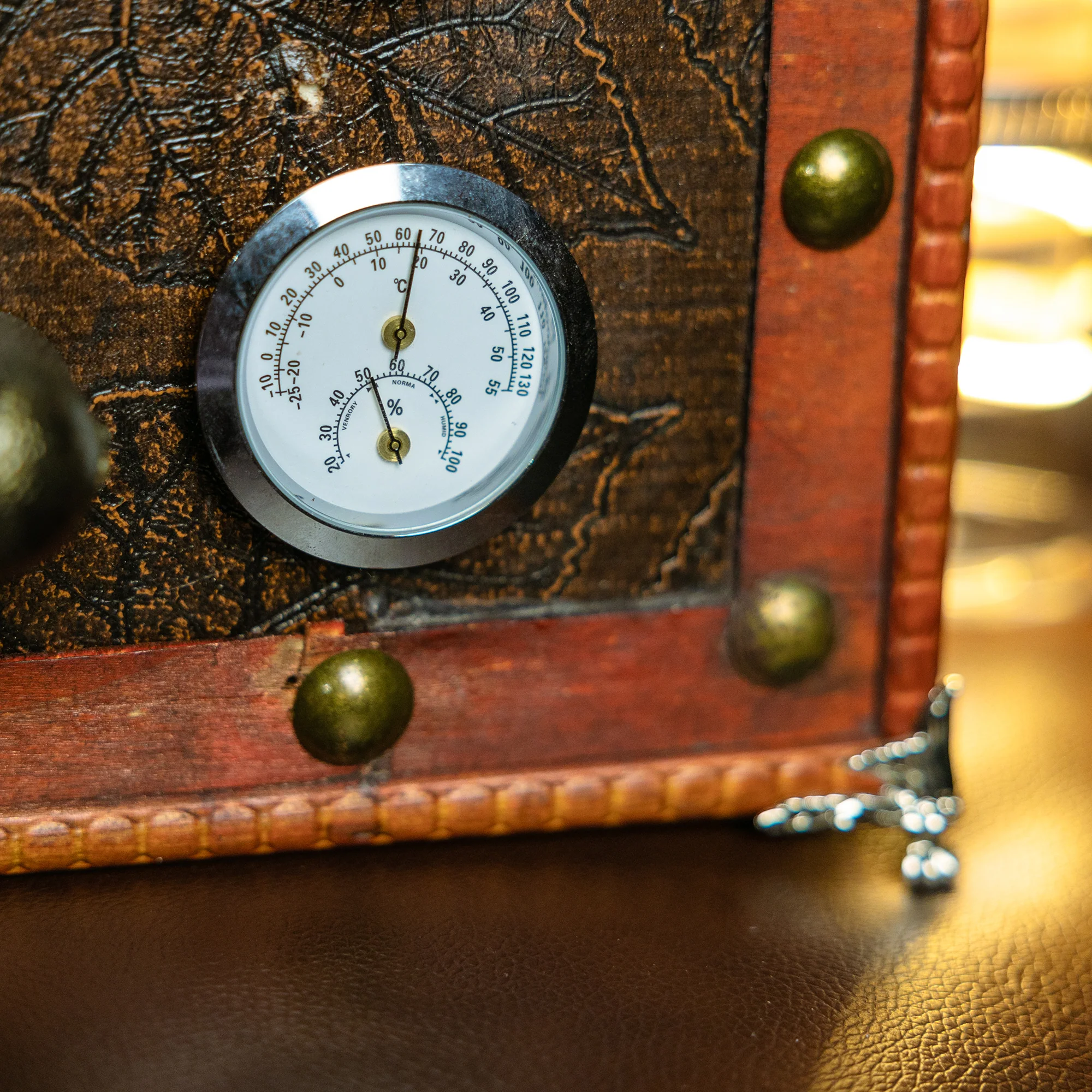 "Matchbox" Handcrafted Steampunk Backpack with Gauges & Lights - Image 5