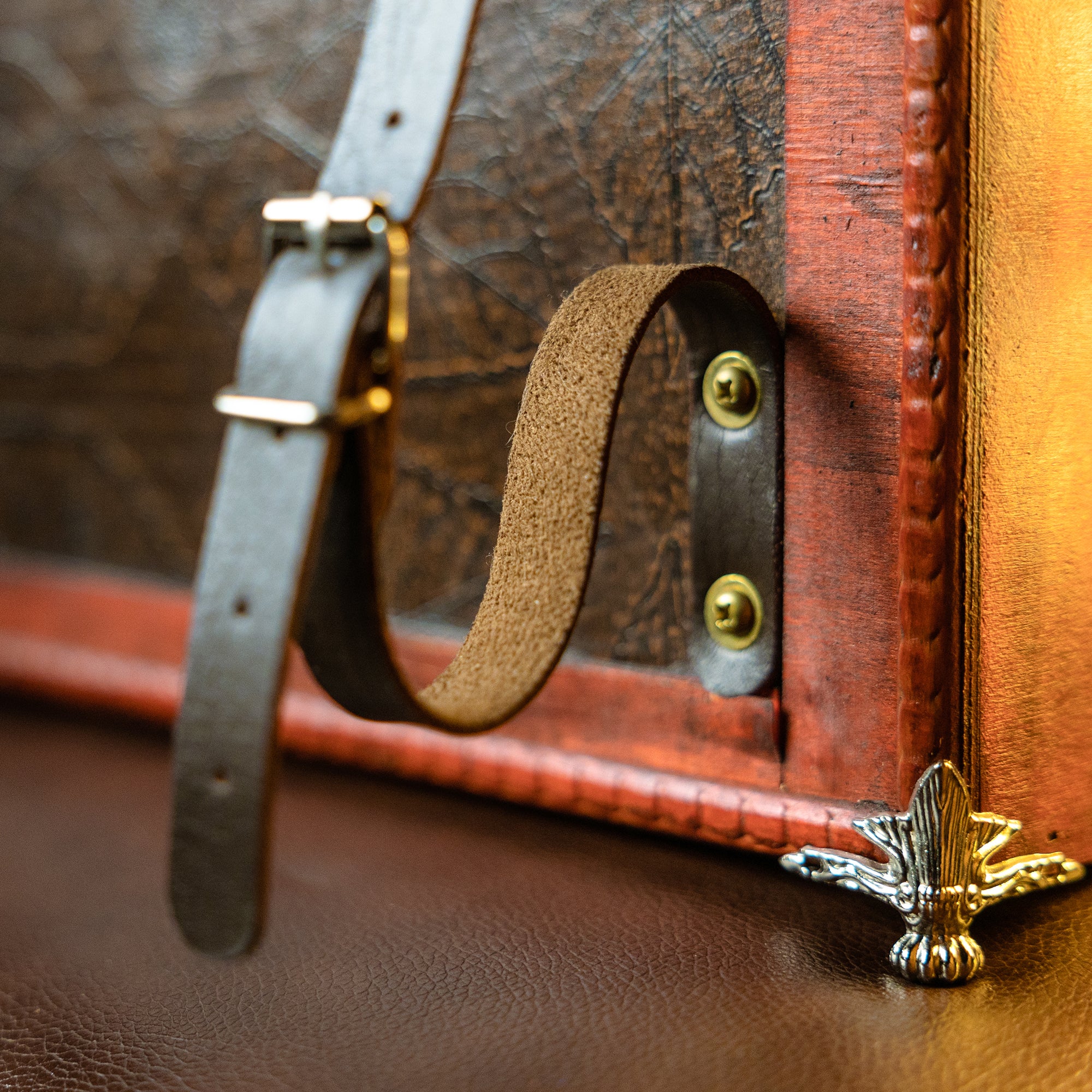 "Matchbox" Handcrafted Steampunk Backpack with Gauges & Lights - Image 6
