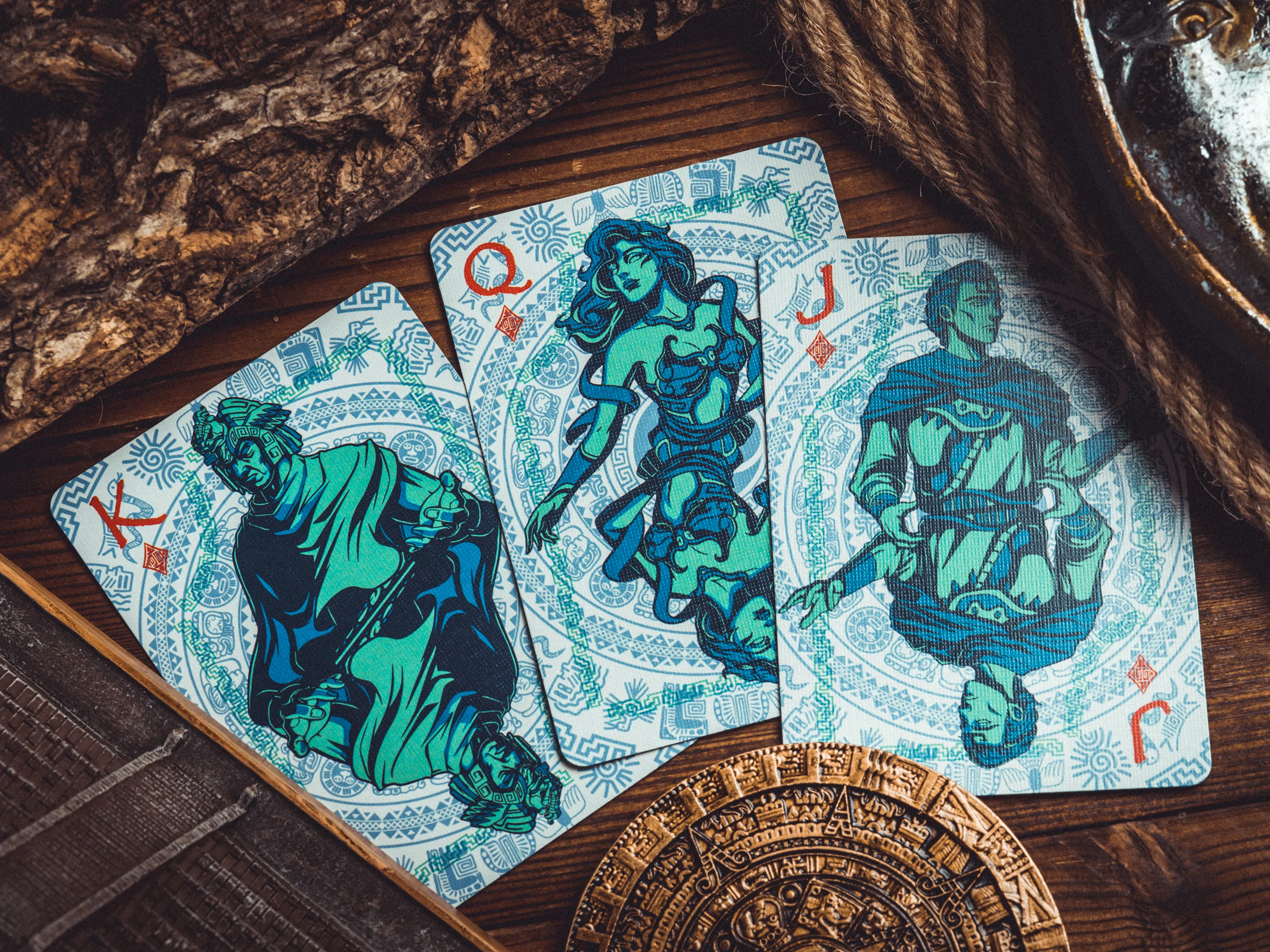 Maya Sun & Moon Playing Cards - Image 10