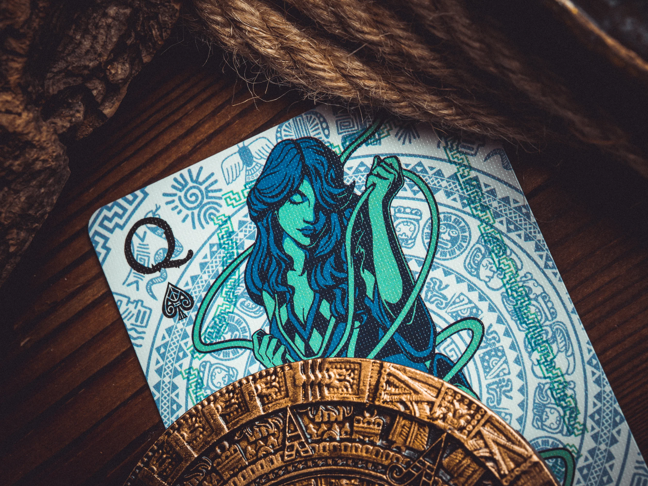 Maya Sun & Moon Playing Cards - Image 11