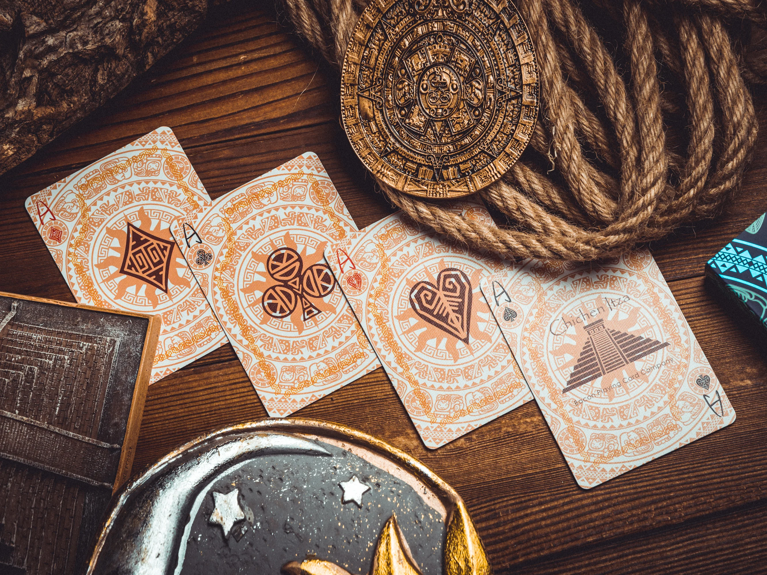 Maya Sun & Moon Playing Cards - Image 12