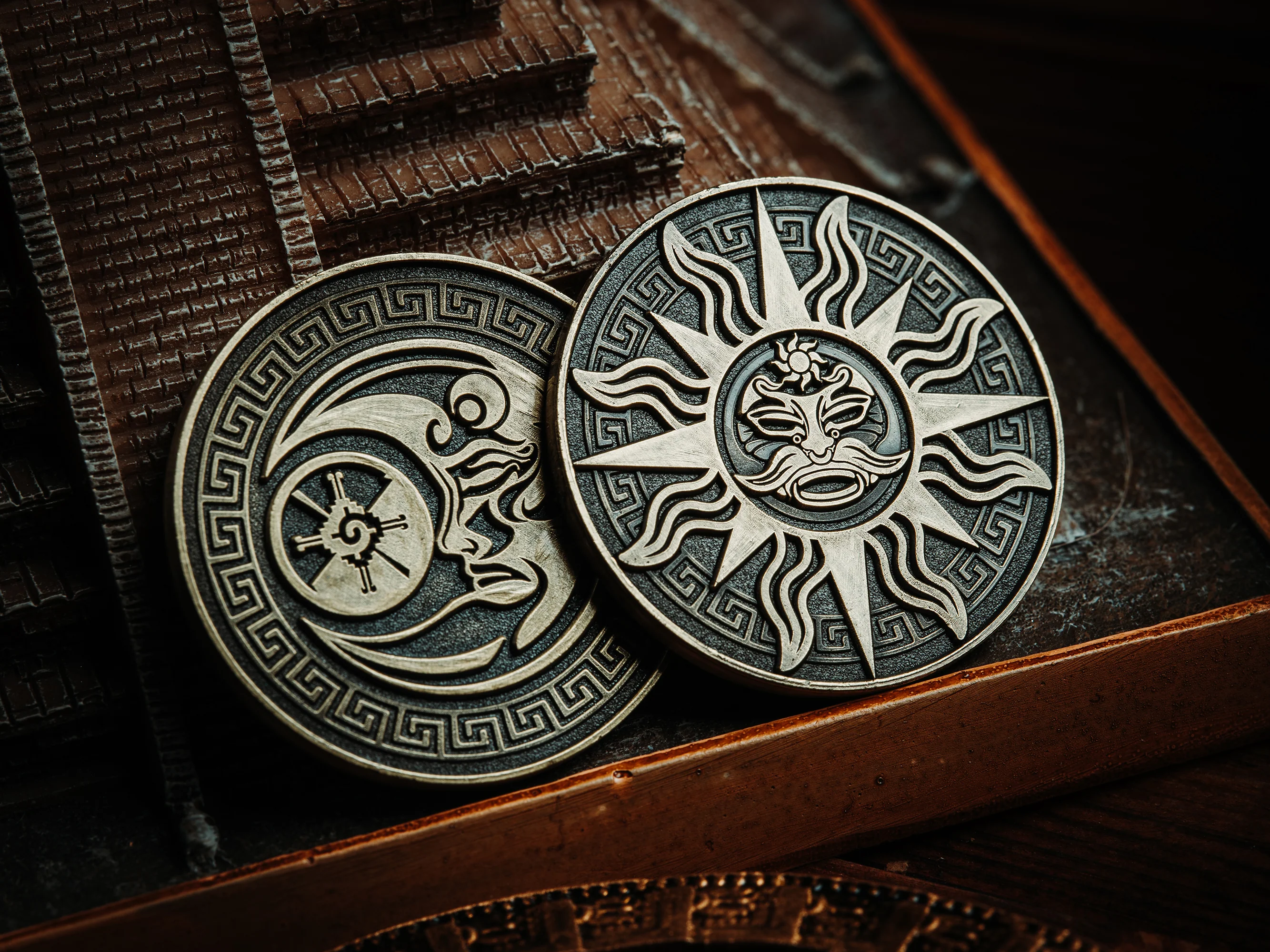Maya Sun & Moon Playing Cards - Image 36