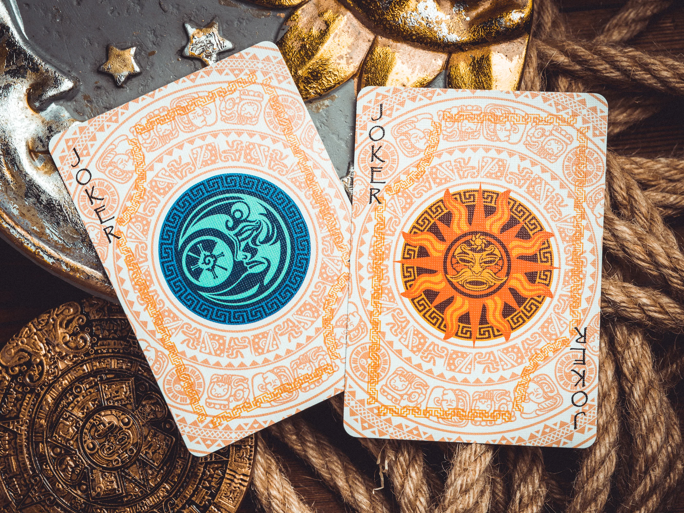 Maya Sun & Moon Playing Cards - Image 6