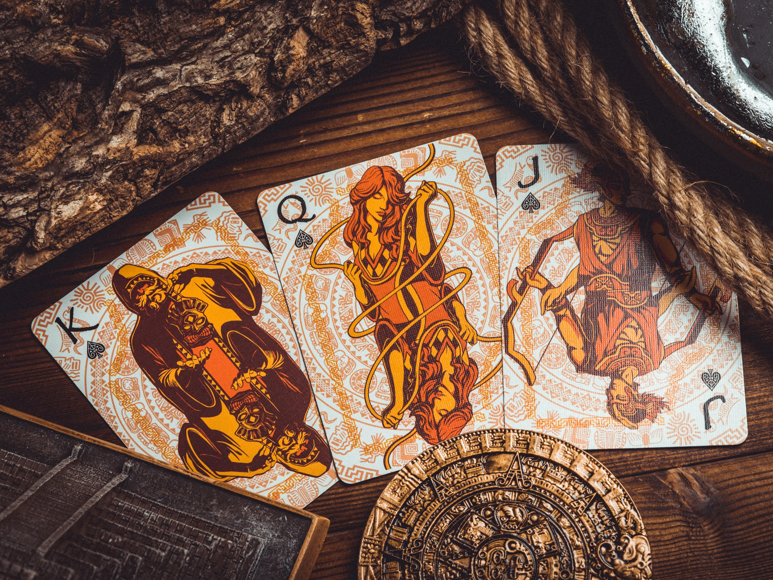 Maya Sun & Moon Playing Cards - Image 7