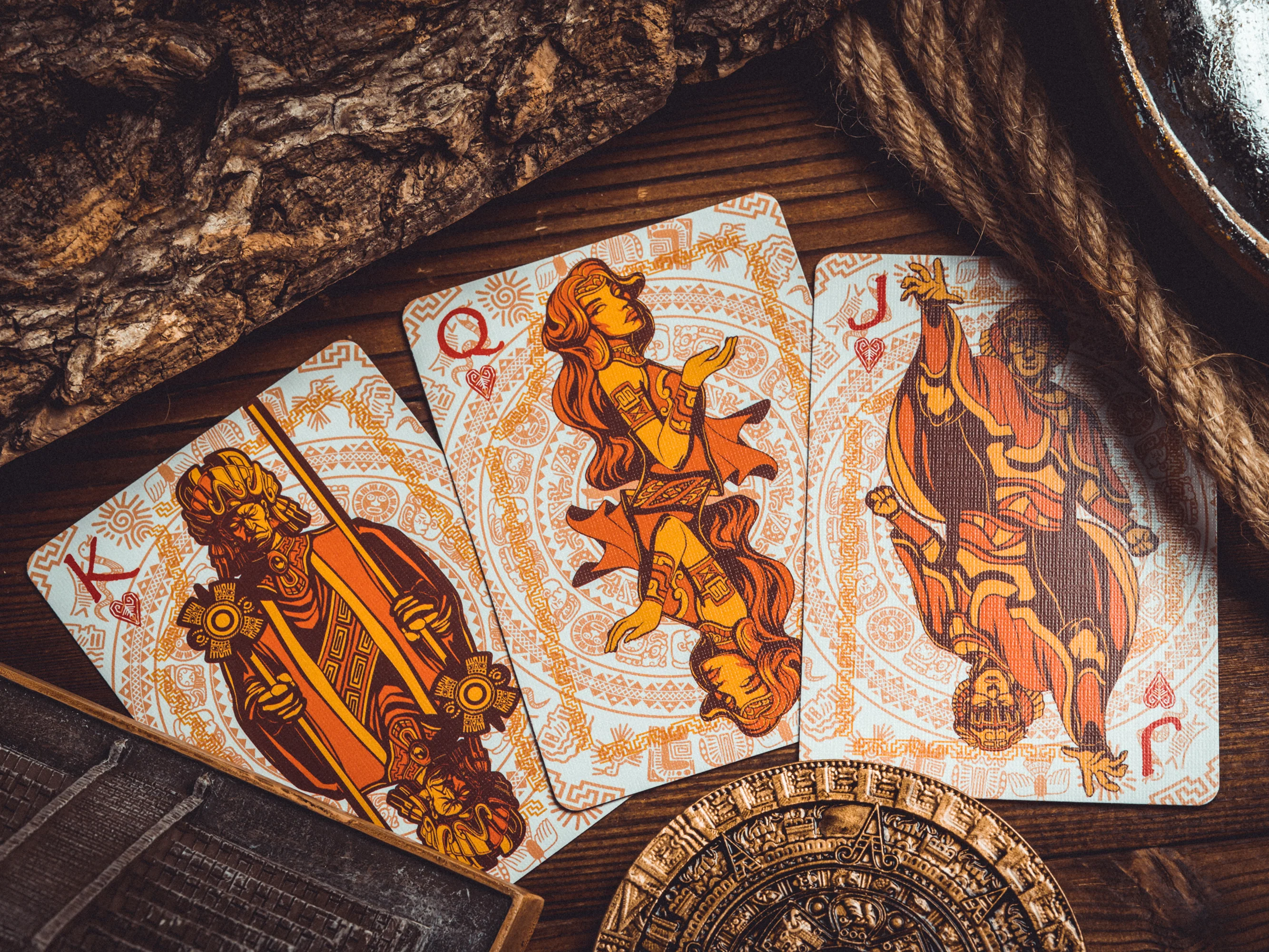Maya Sun & Moon Playing Cards - Image 8