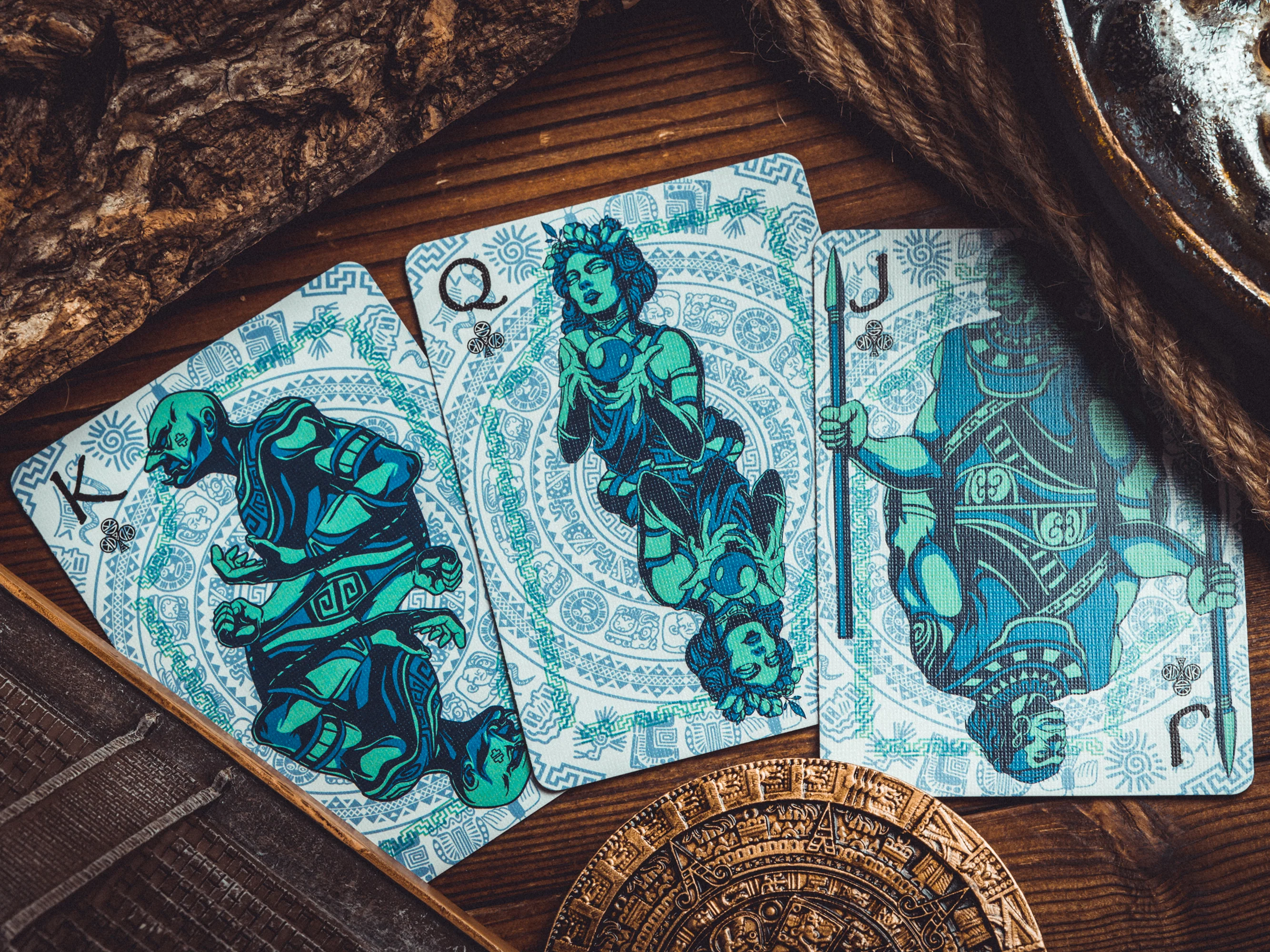 Maya Sun & Moon Playing Cards - Image 9