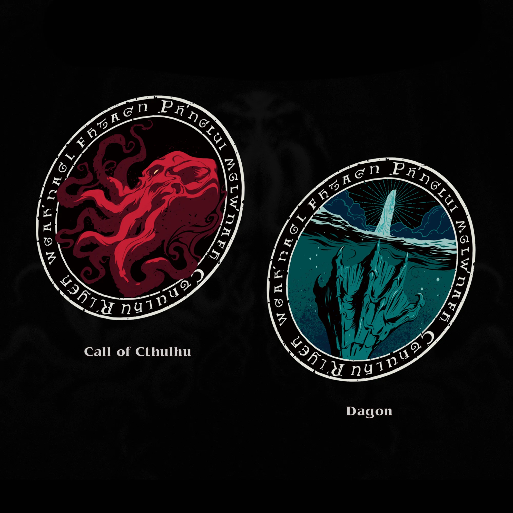 Pages on Glue Cthulhu Mythos PVC Vinyl Stickers - Image 5