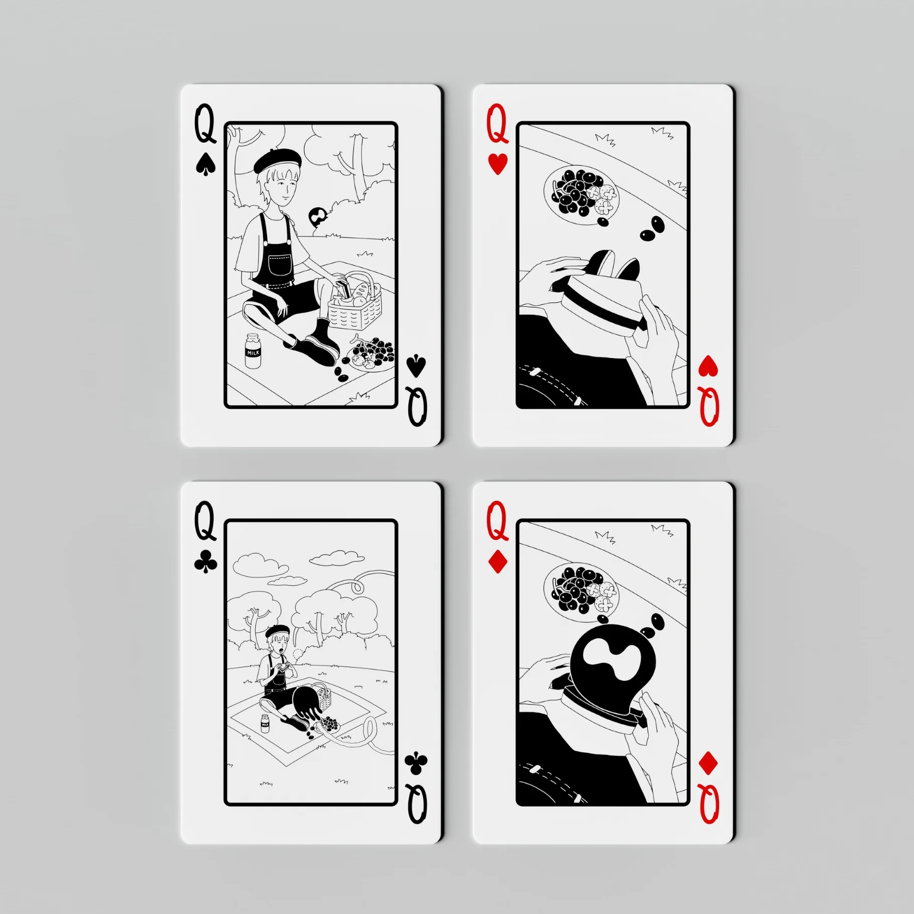 Painter & Ghost Playing Cards - Image 9