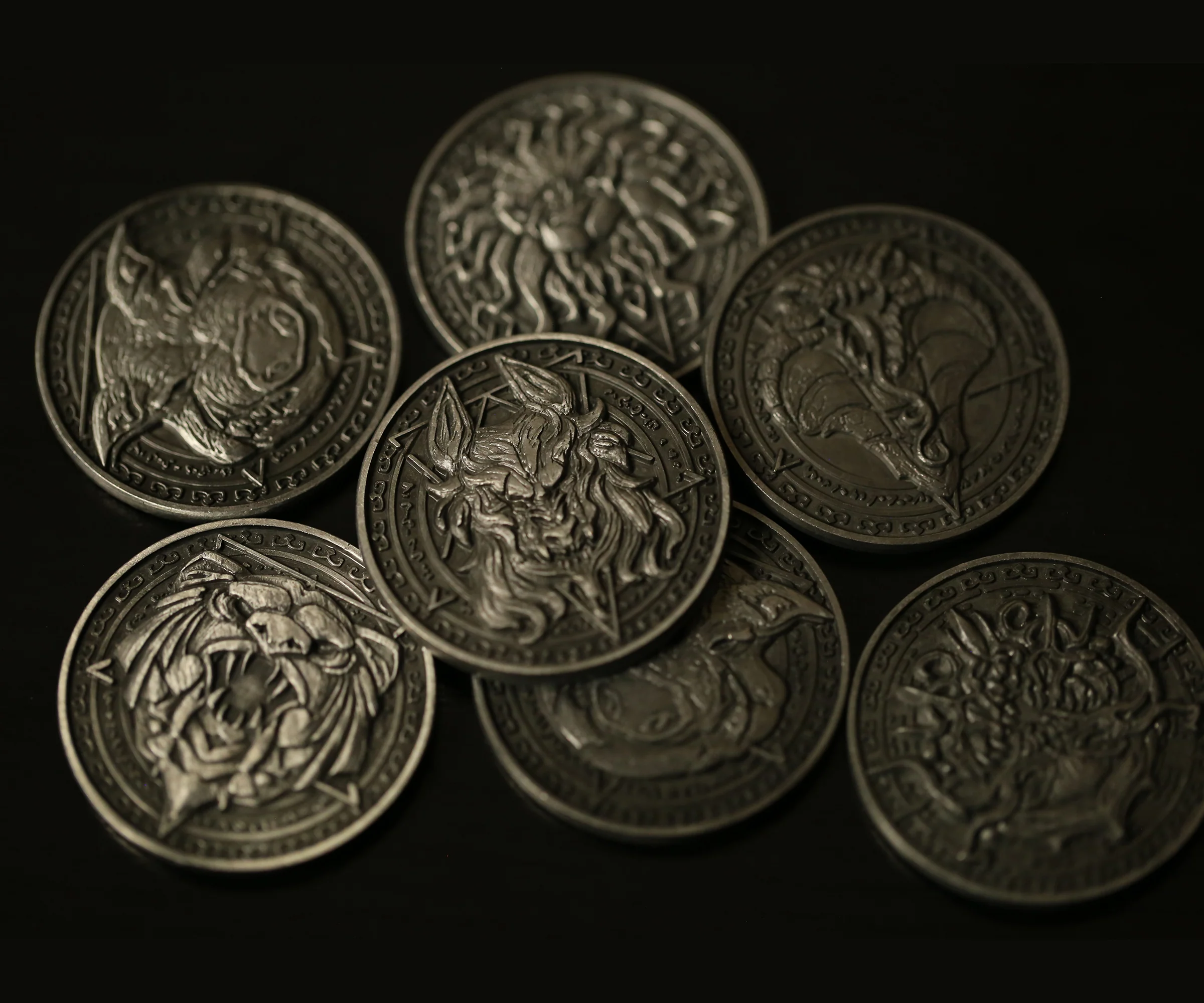 Seven Deadly Sins Collectible Metal Coins - Image 5