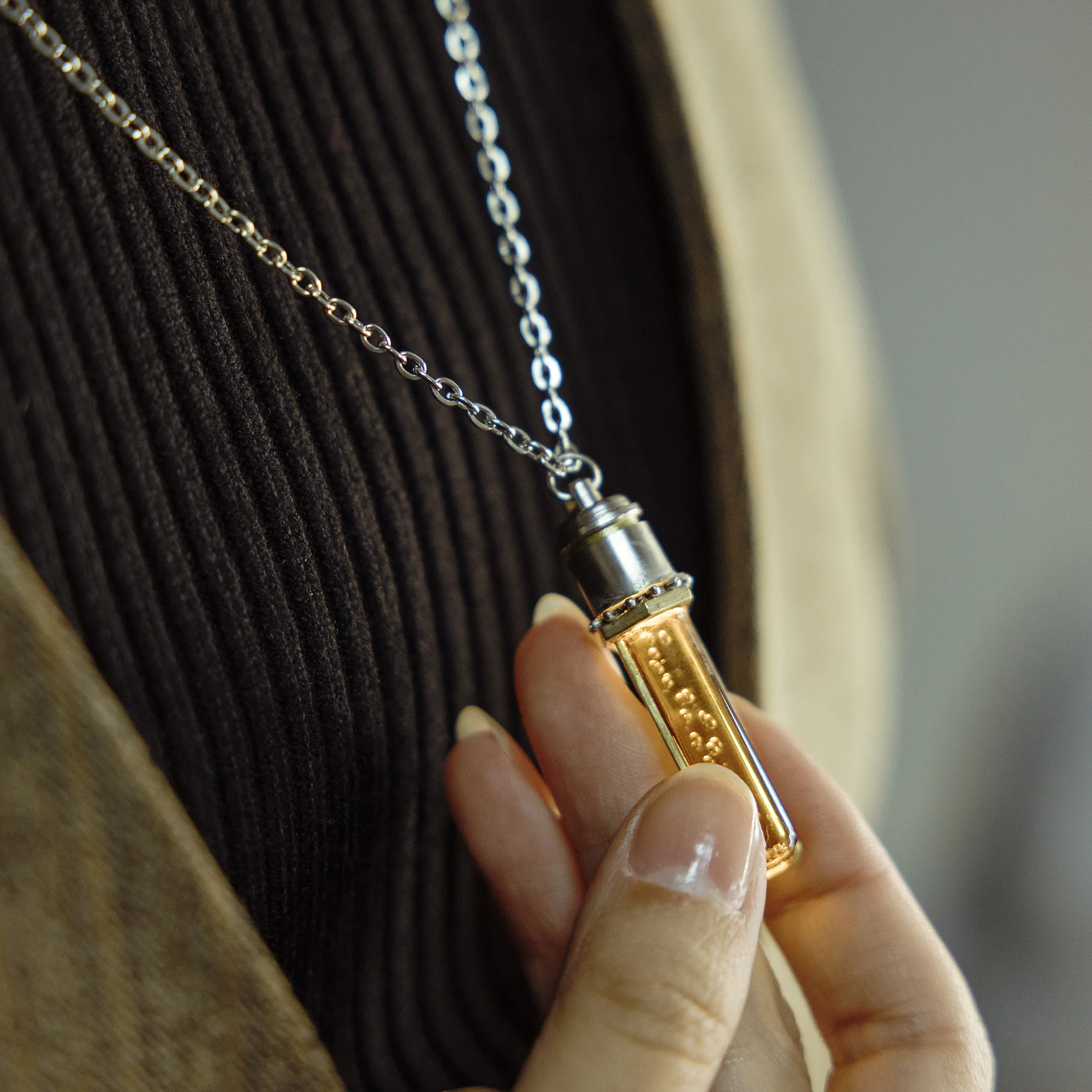 Stellar Wick Handcrafted Steampunk Light-Up Necklace - Image 5
