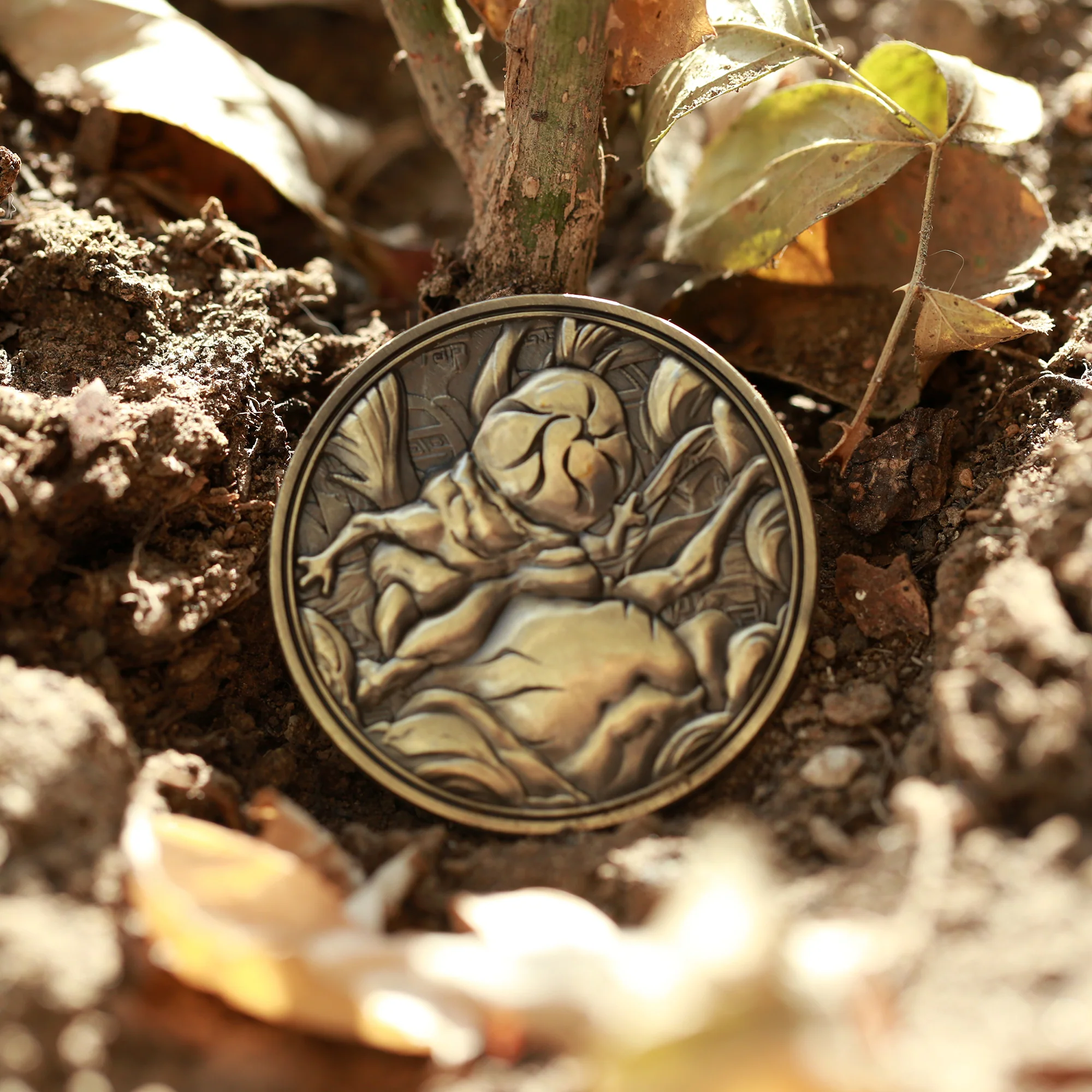 The Four Fiends in Chinese Mythology Collectible Metal Coins - Image 6