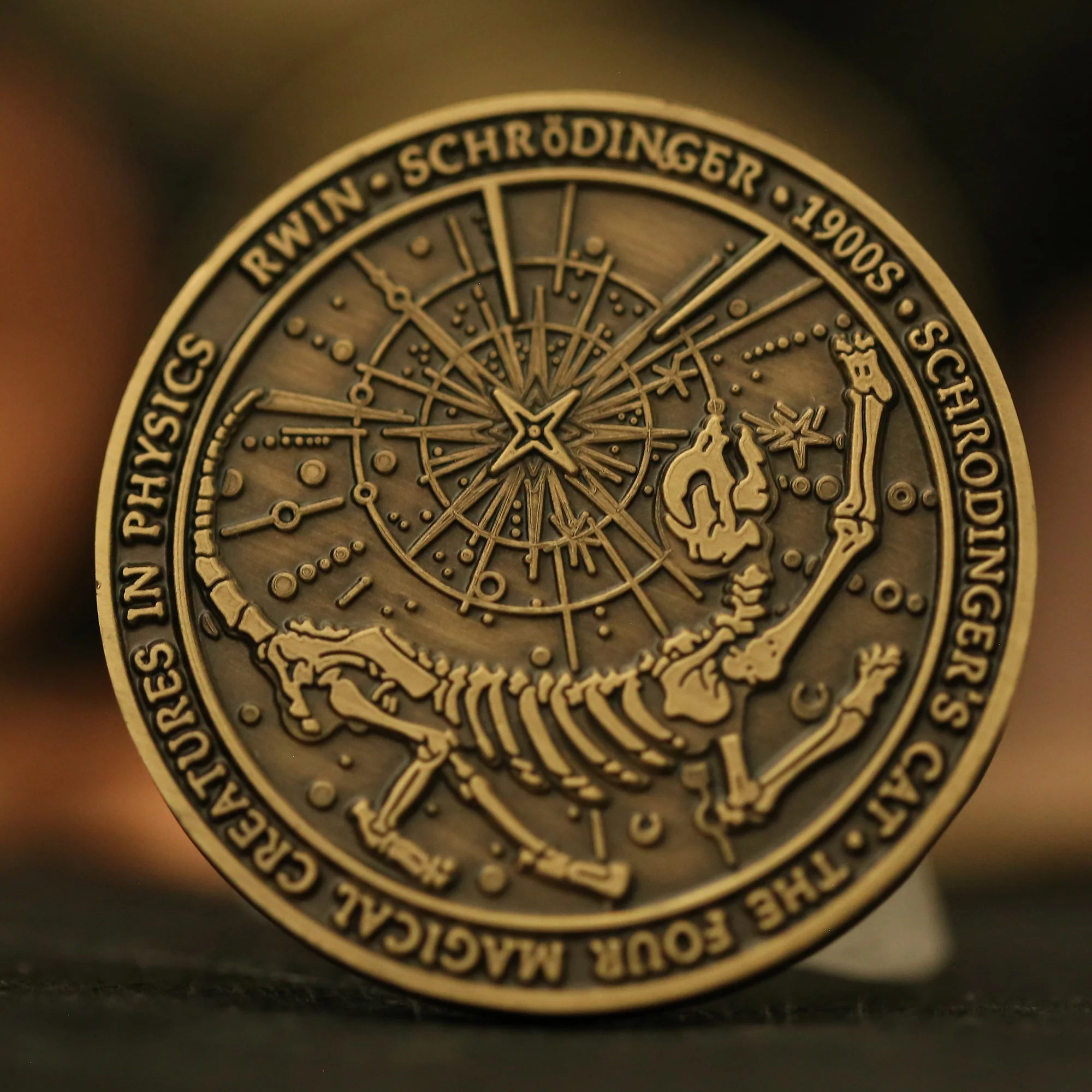 The Four Magical Creatures in Physics Collectible Metal Coins - Image 3