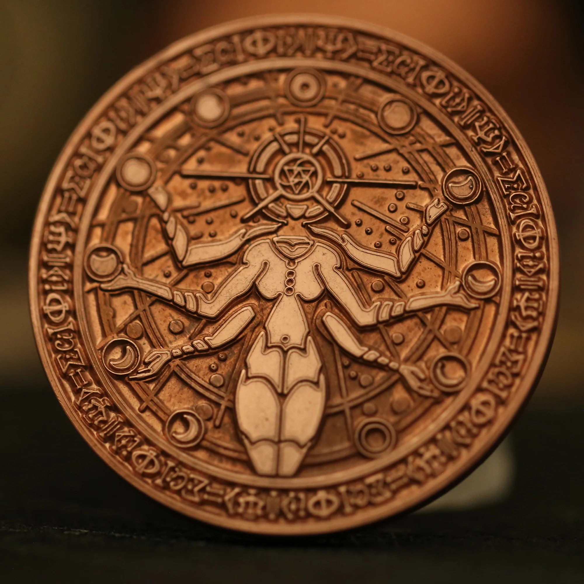 The Four Magical Creatures in Physics Collectible Metal Coins - Image 5