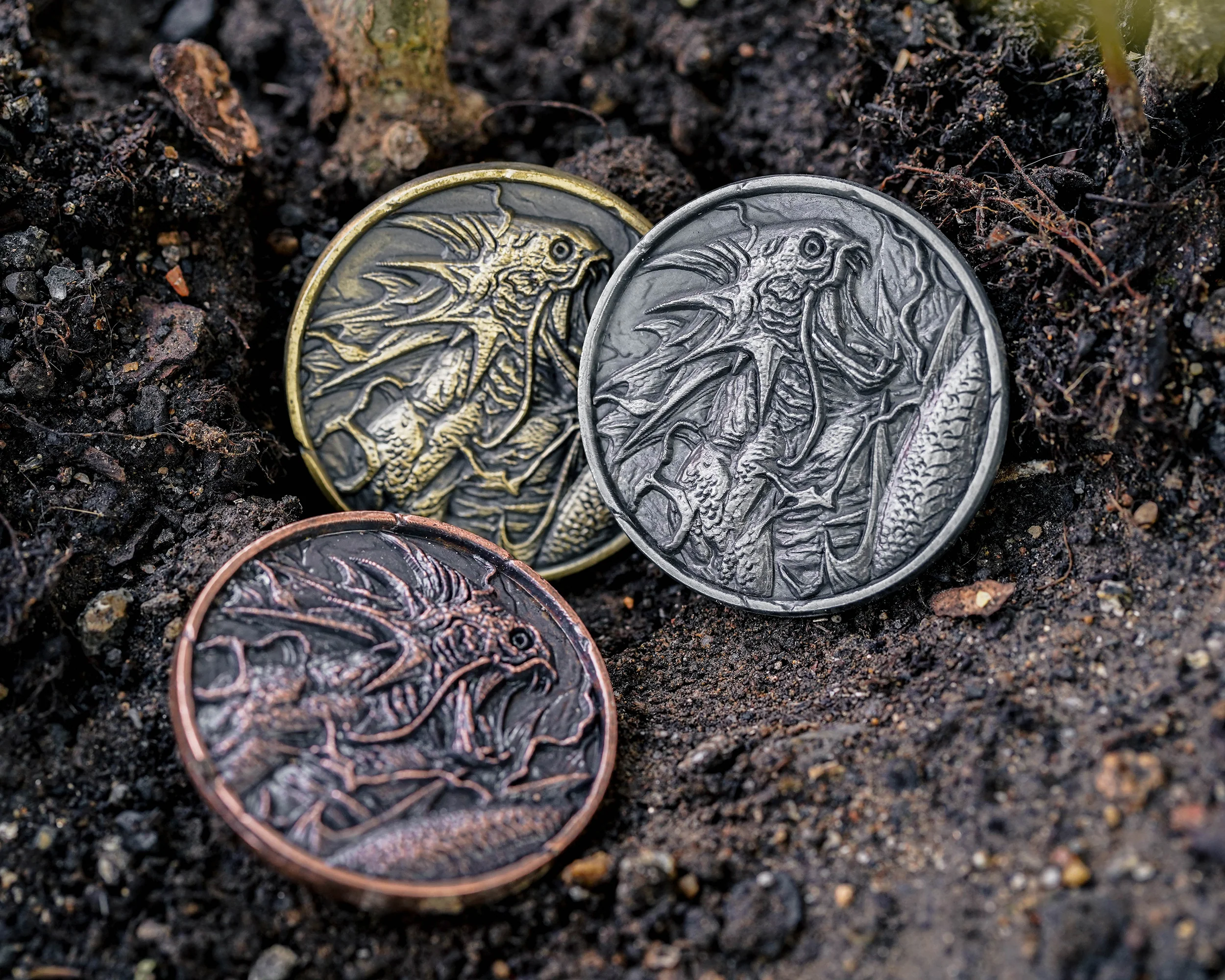 The Myth of Cthulhu Collectible Metal Coins - Image 10