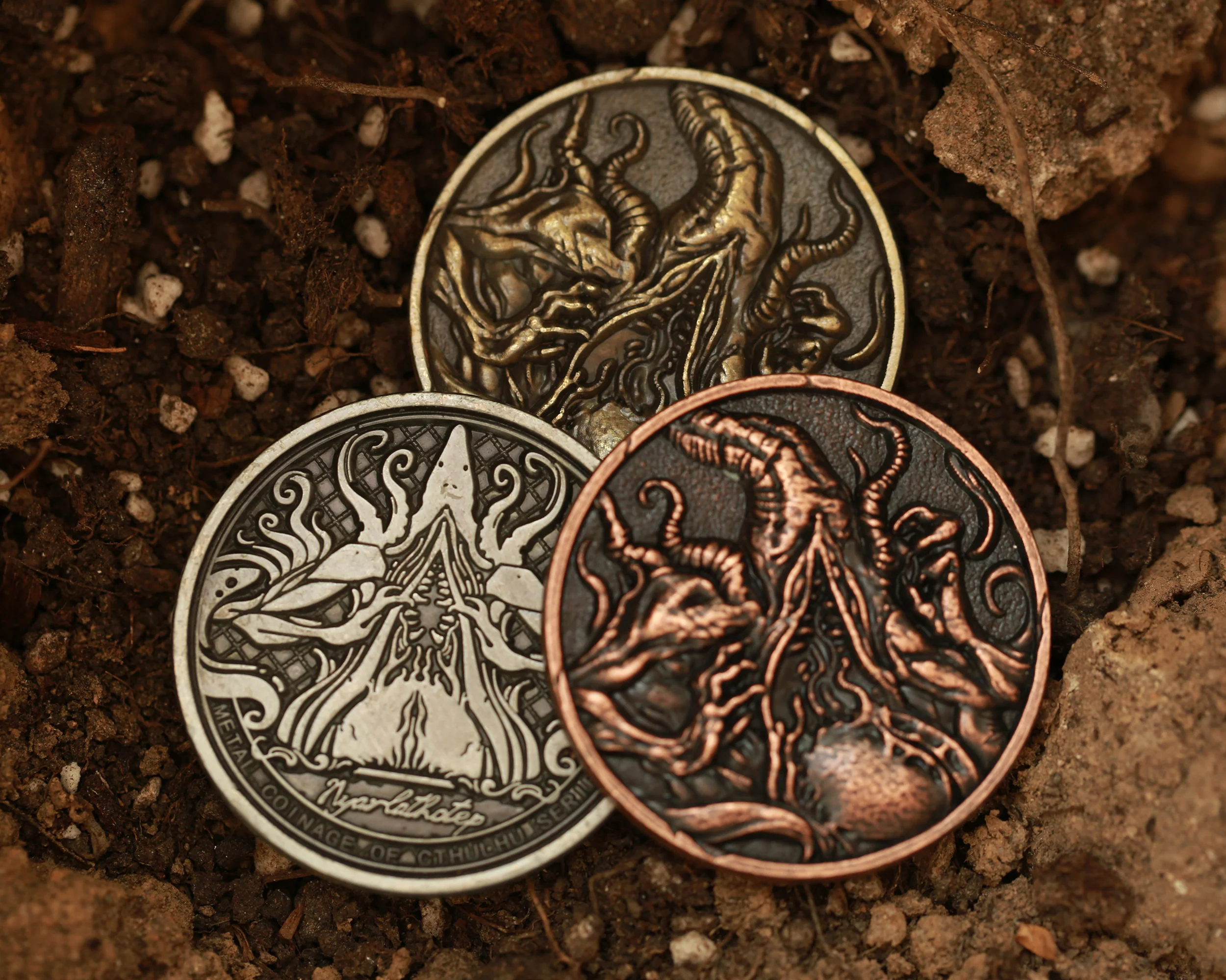 The Myth of Cthulhu Collectible Metal Coins - Image 13