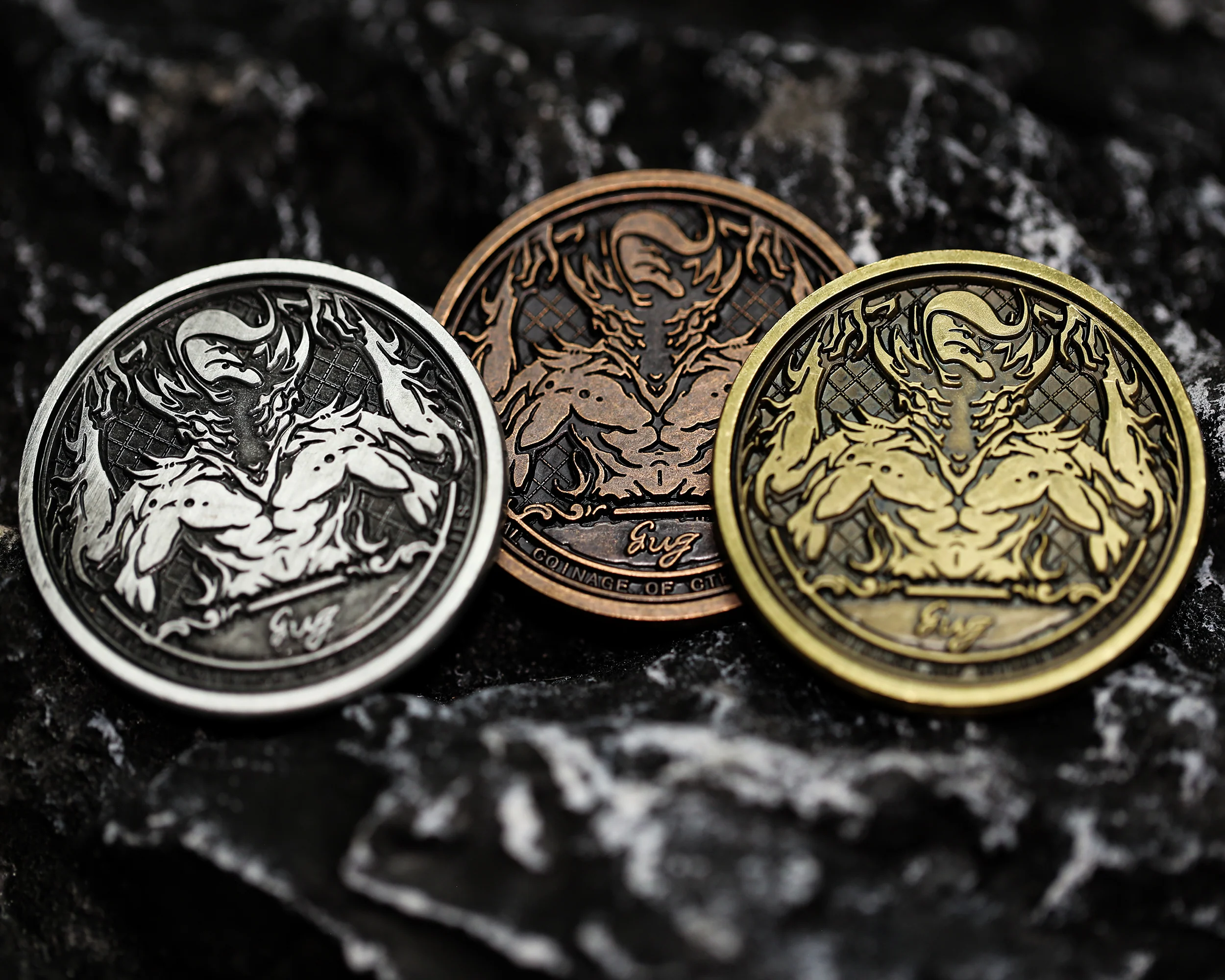 The Myth of Cthulhu Collectible Metal Coins - Image 19