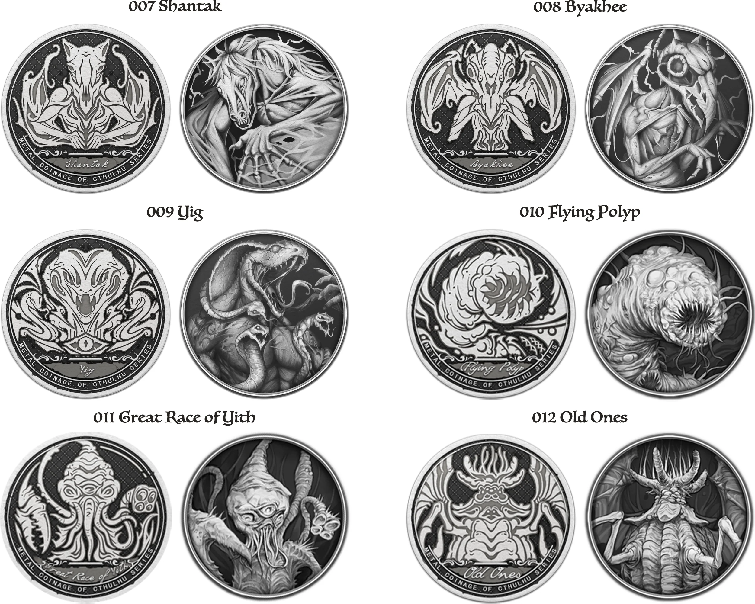 The Myth of Cthulhu Collectible Metal Coins - Image 5