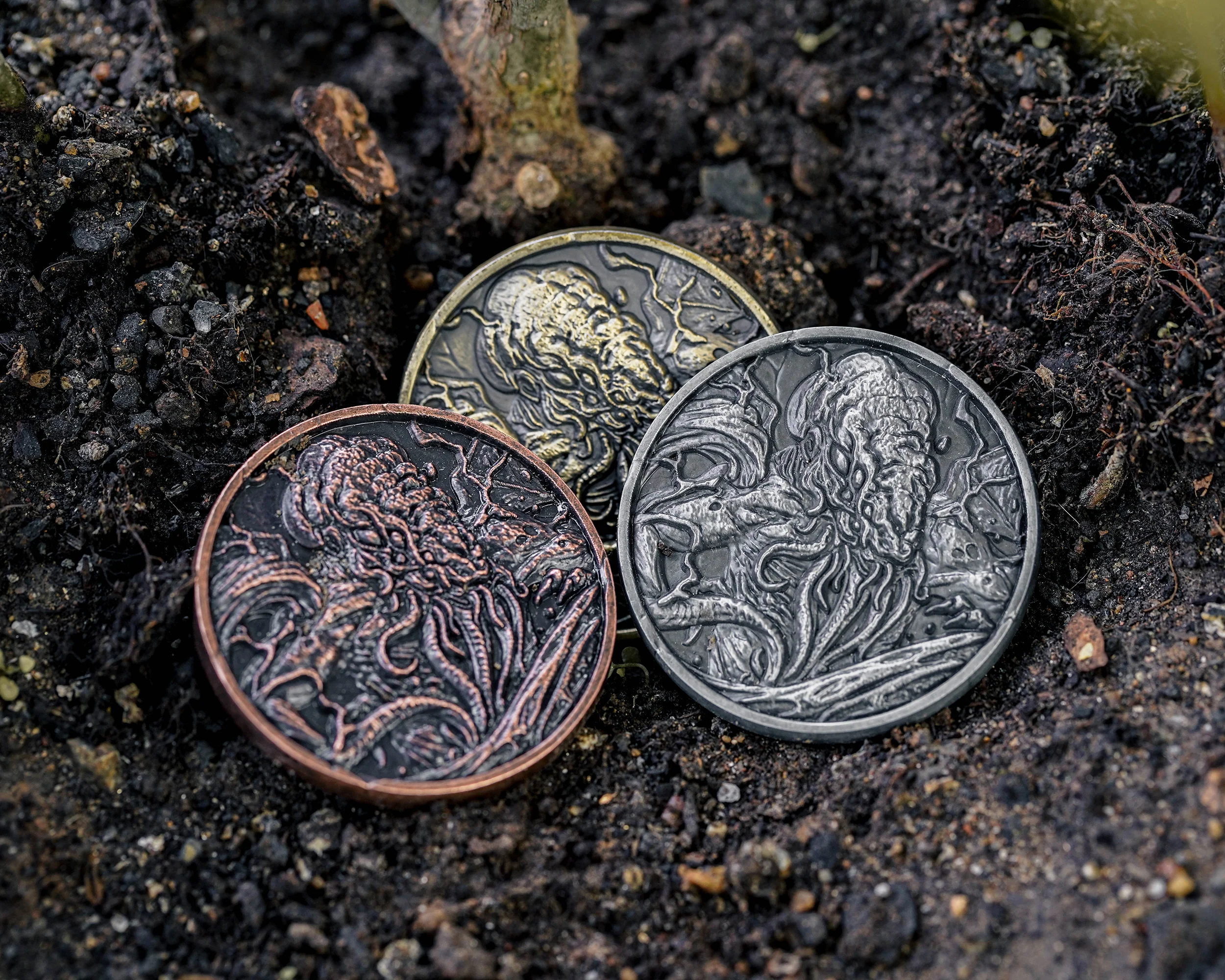 The Myth of Cthulhu Collectible Metal Coins - Image 7