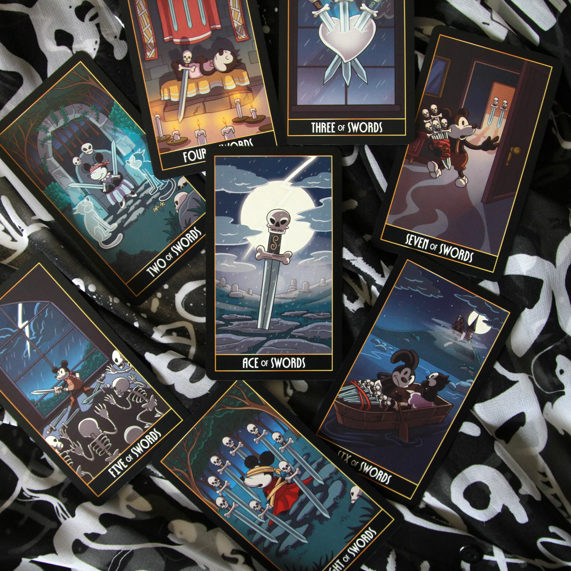 The Skeleton Dance Arcana Tarot - Image 9