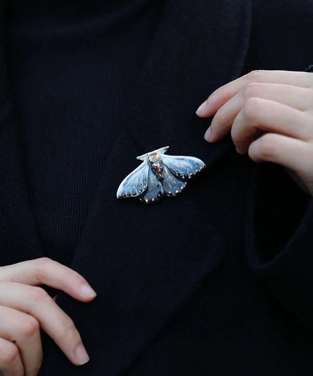 YIHE Ceramic Accessories "Blue Tiger Moth" - Image 7