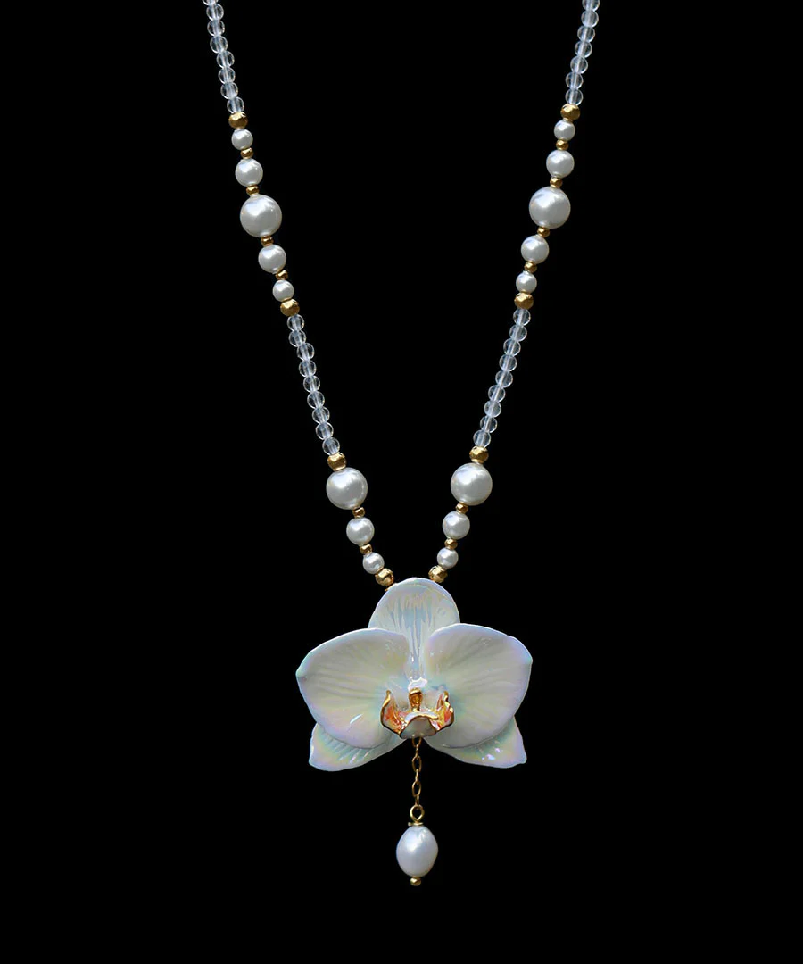 YIHE Ceramic Accessories "Moth Orchid" - Image 11