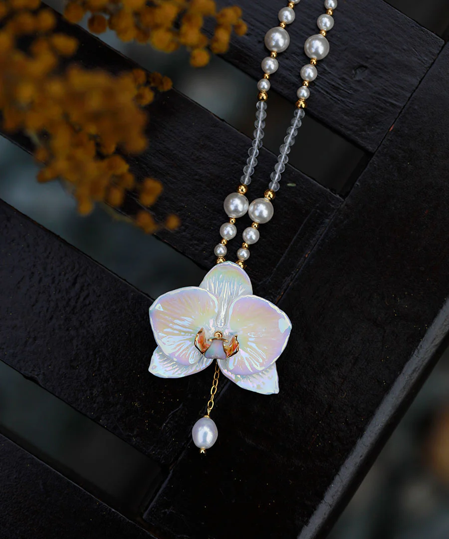 YIHE Ceramic Accessories "Moth Orchid" - Image 13