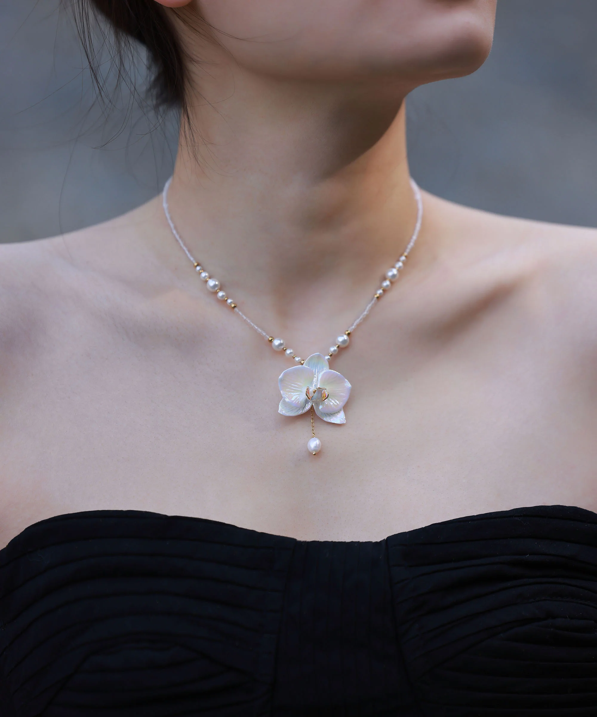 YIHE Ceramic Accessories "Moth Orchid" - Image 14