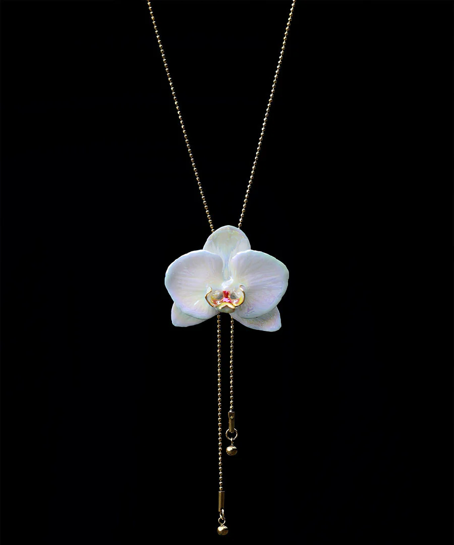 YIHE Ceramic Accessories "Moth Orchid" - Image 6