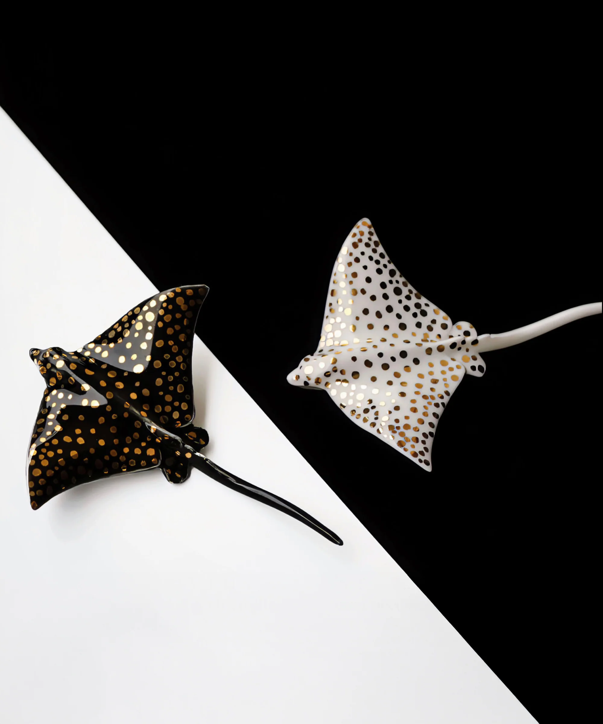 YIHE Ceramic Brooches "Batoids" - Image 2