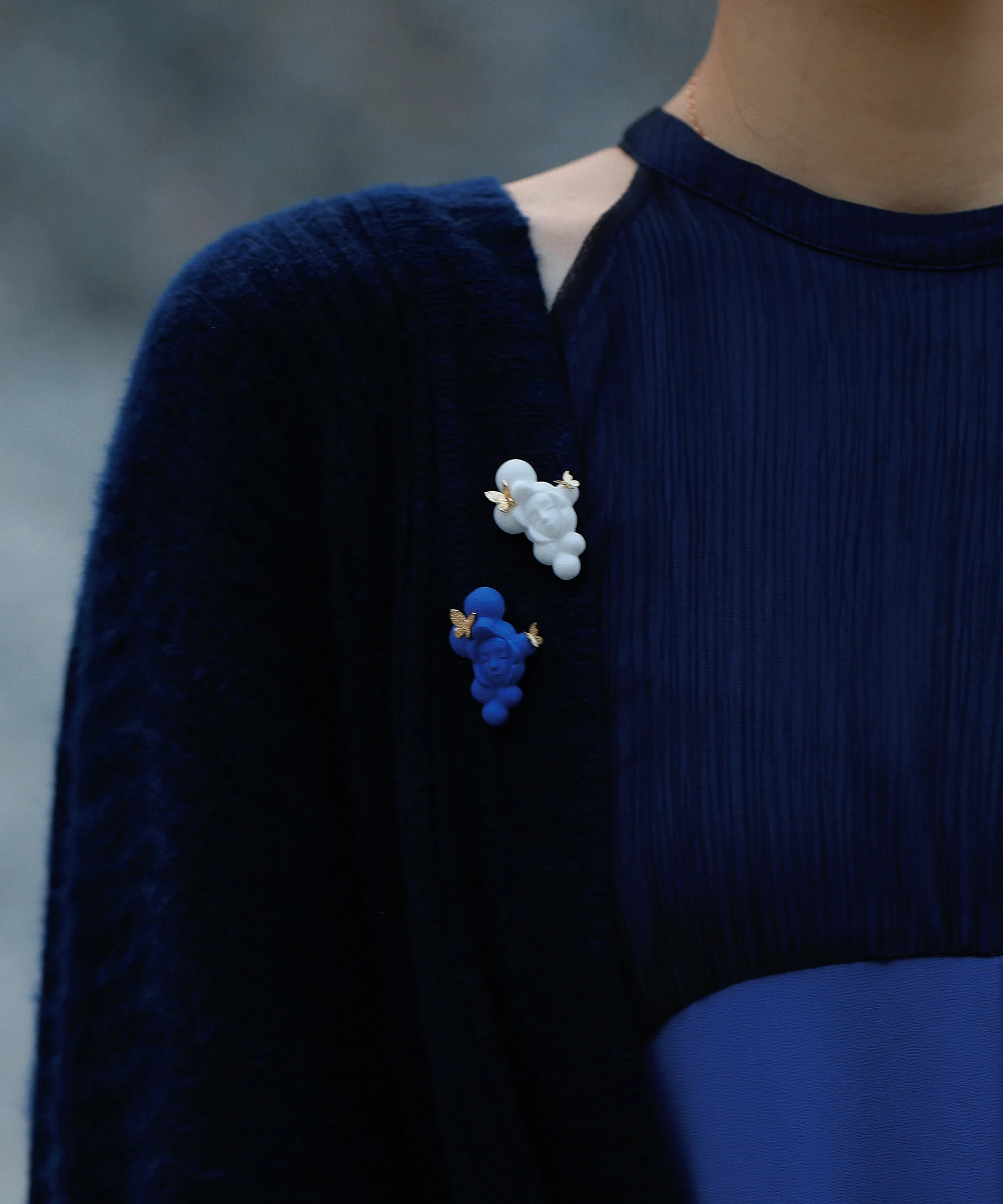 YIHE Ceramic Brooches "Cloud Cradle" - Image 4