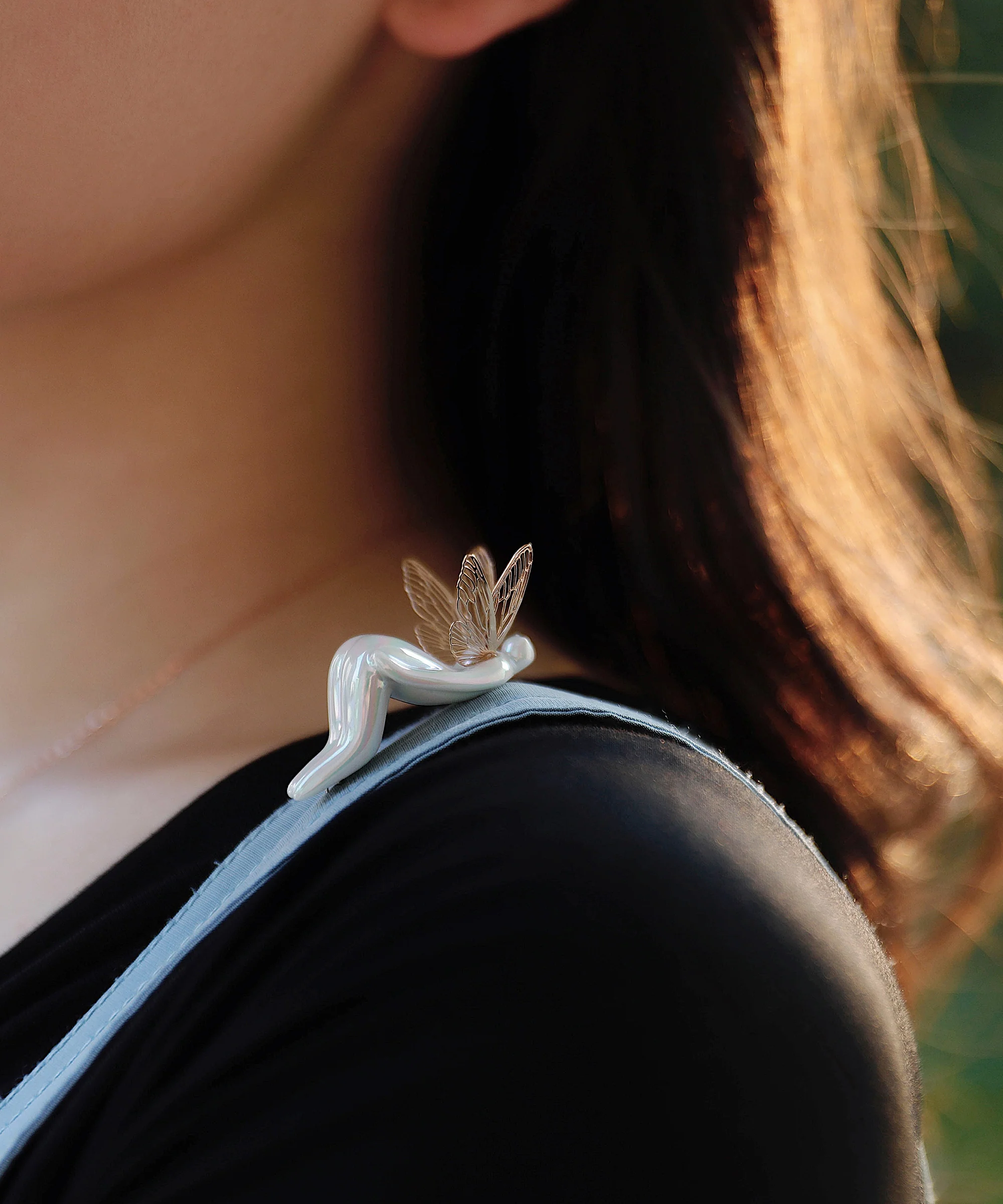 YIHE Ceramic Brooches "Crawling Fun" - Image 9