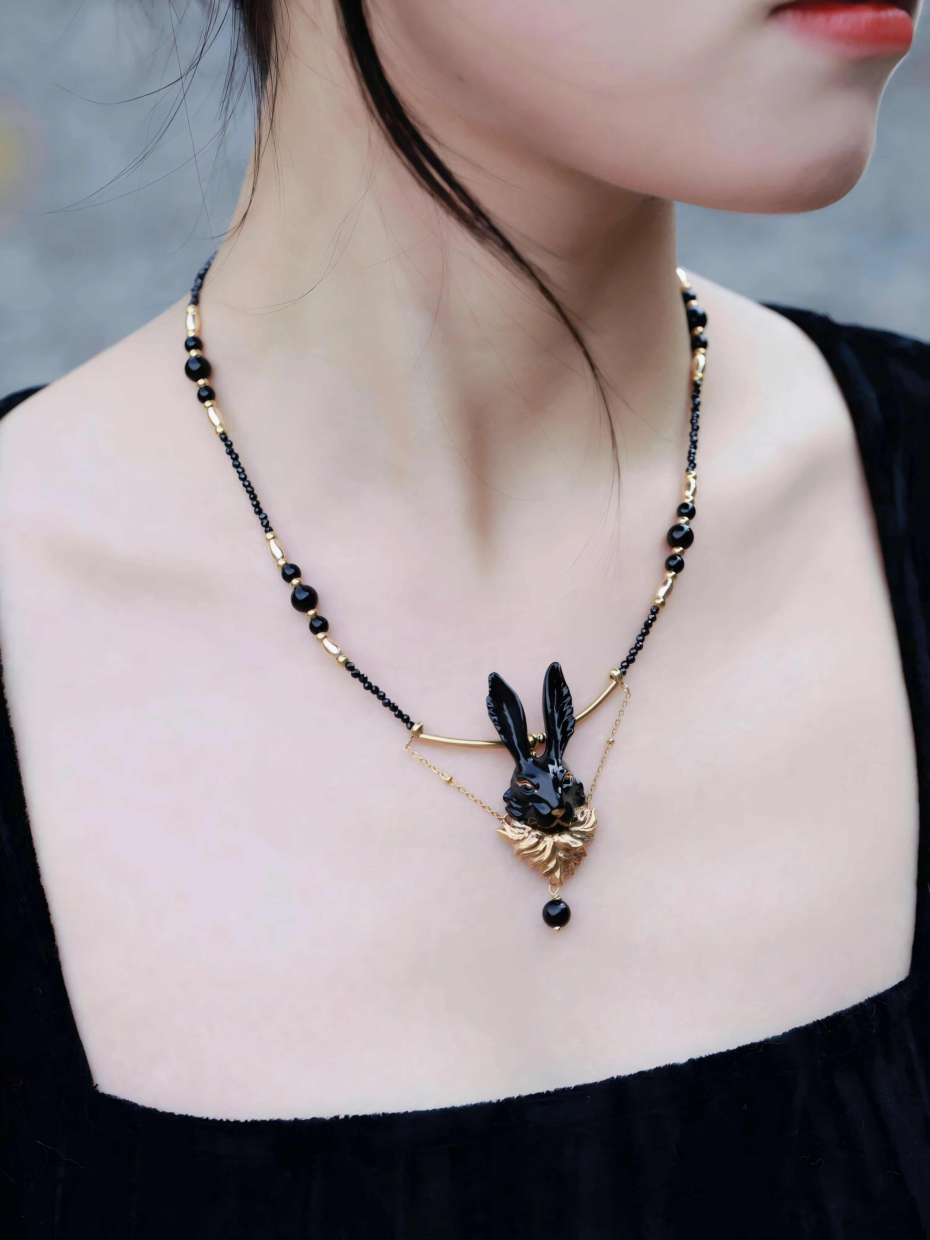 YIHE Ceramic Jewelry "Golden Whisker" - Image 7