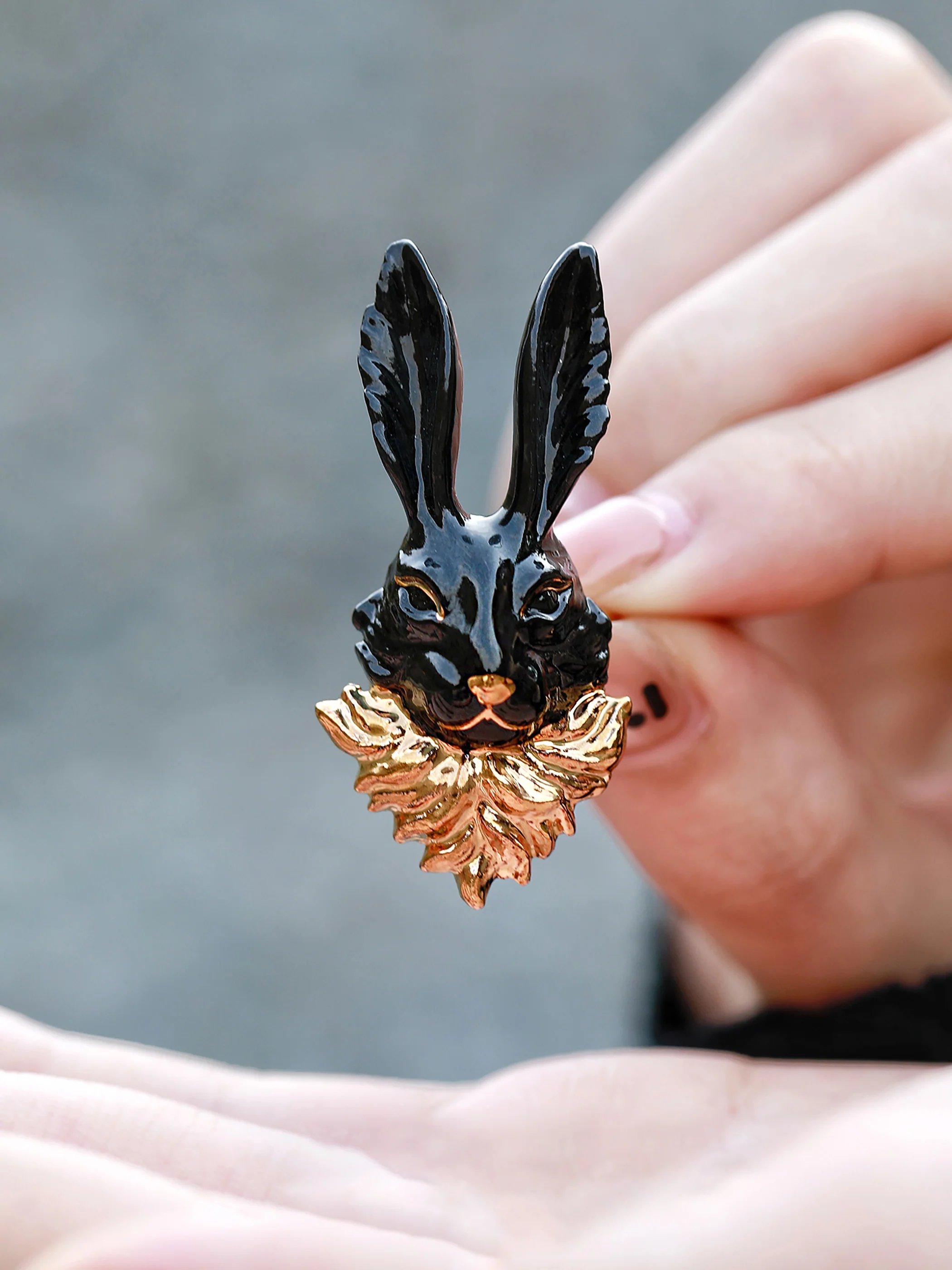 YIHE Ceramic Jewelry "Golden Whisker" - Image 9