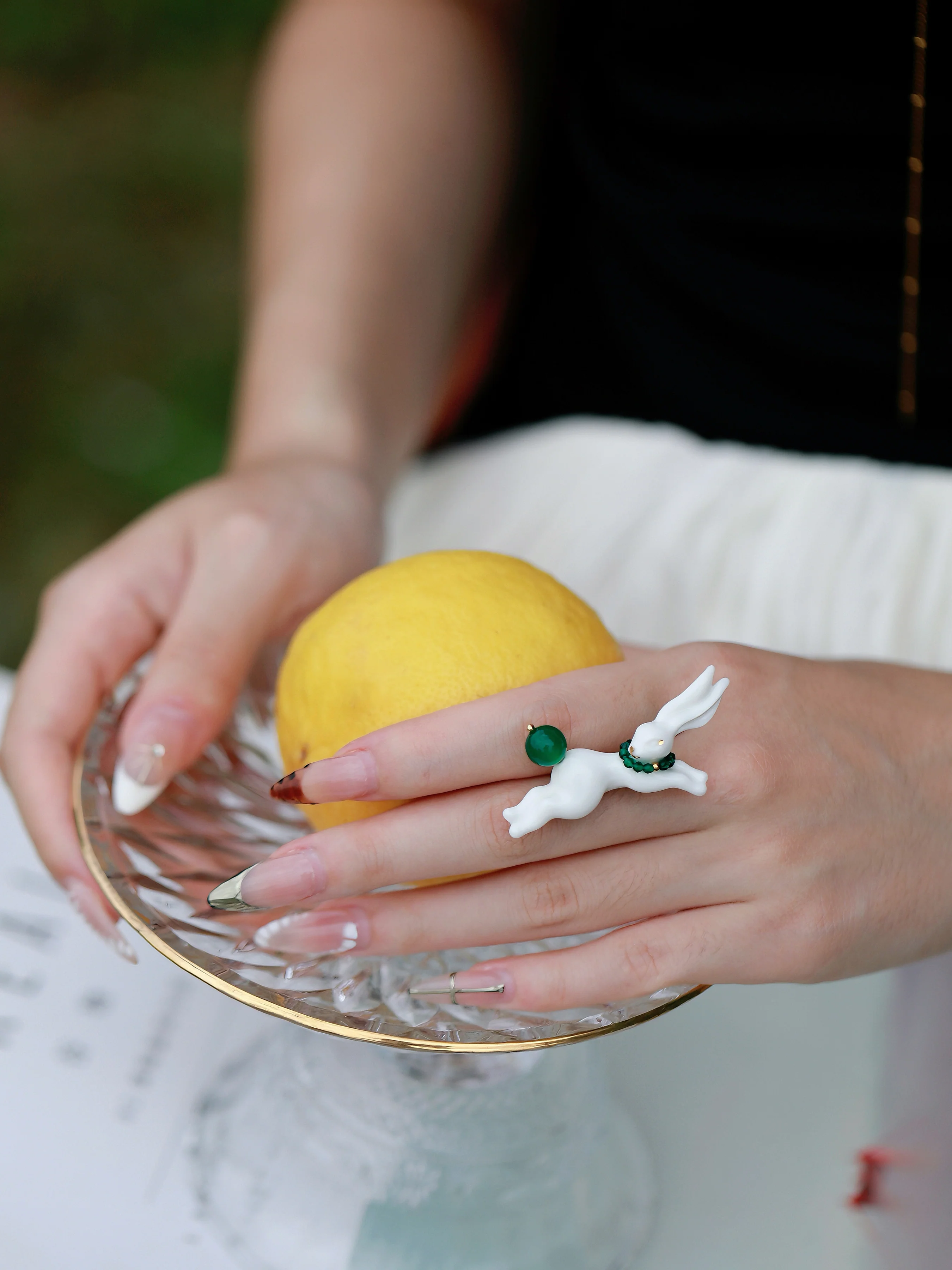 YIHE Ceramic Rings "Rainbow Rabbit" - Image 12